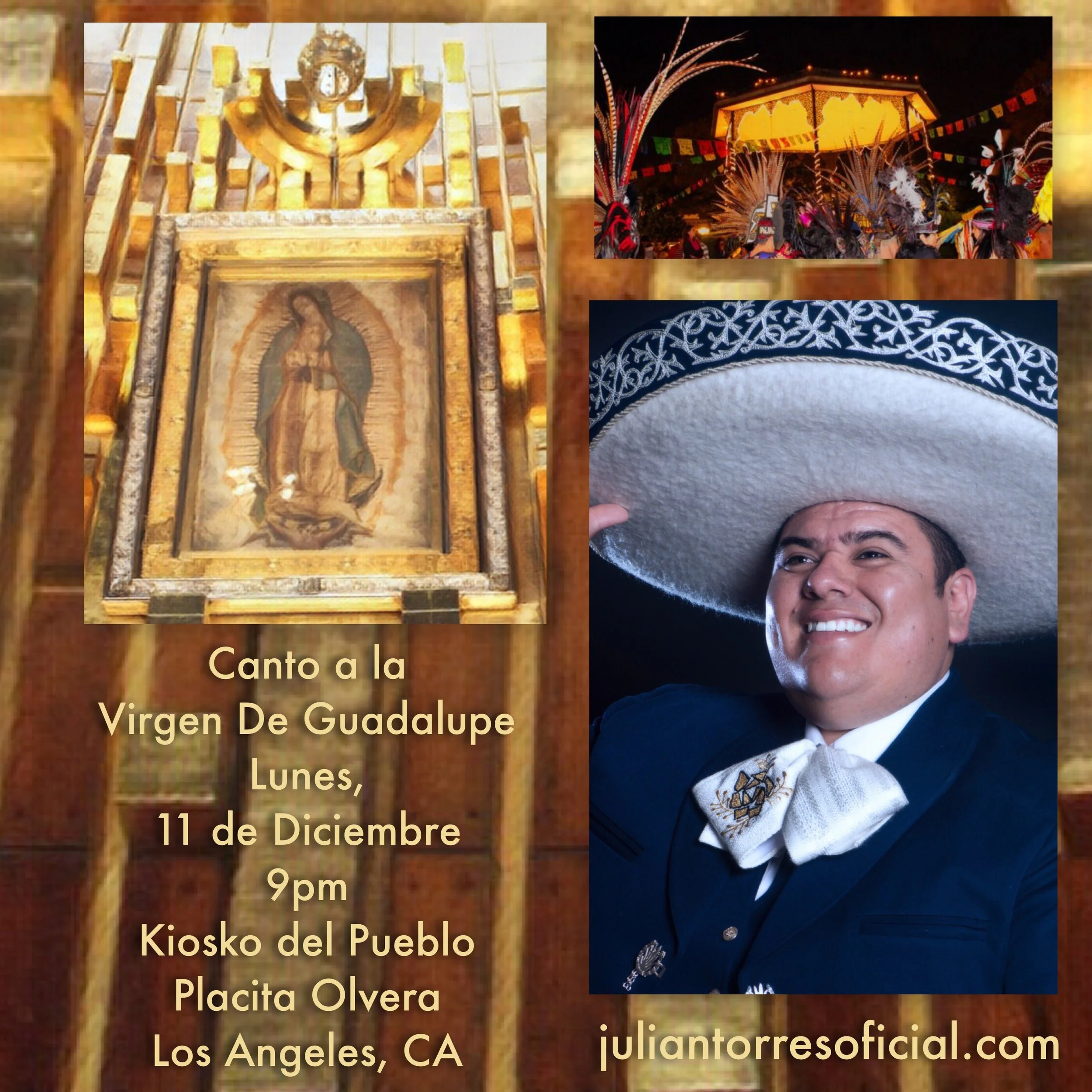 Canto a La Virgen De Guadalupe Kiosco De La Placita Olvera