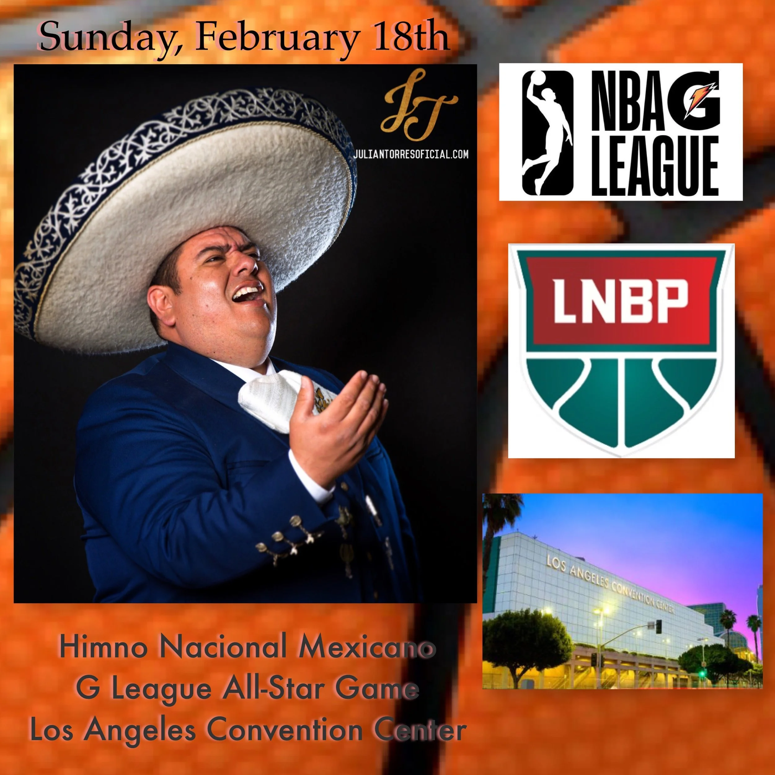 Mexican National Anthem at the 2018 NBA G League All-Star Game vs Mexico