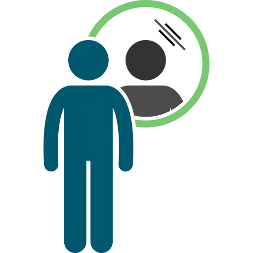 Reflection icon blue green.png
