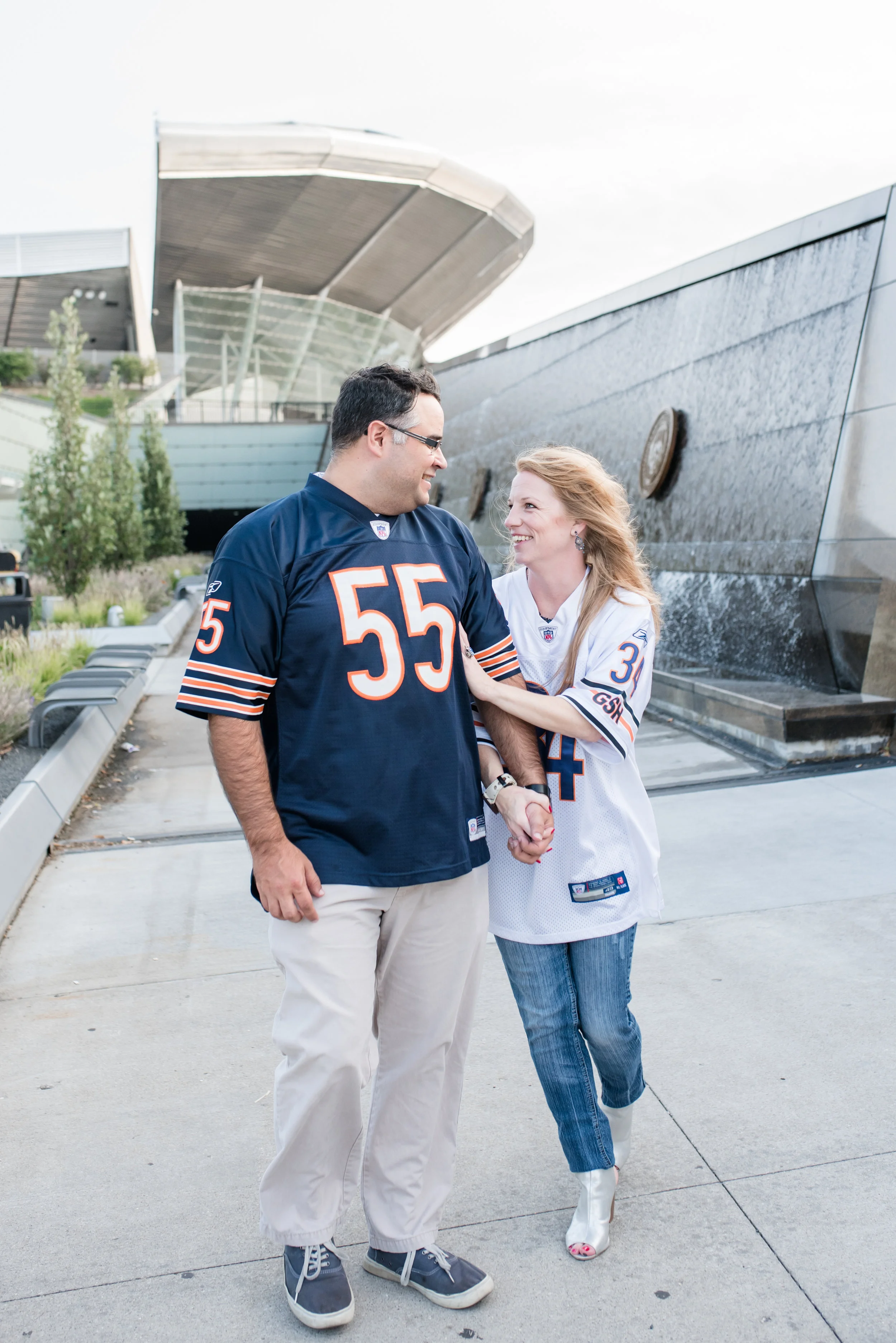 My Favorite Engagement Photo - Soldier Field in Chicago, IL 
