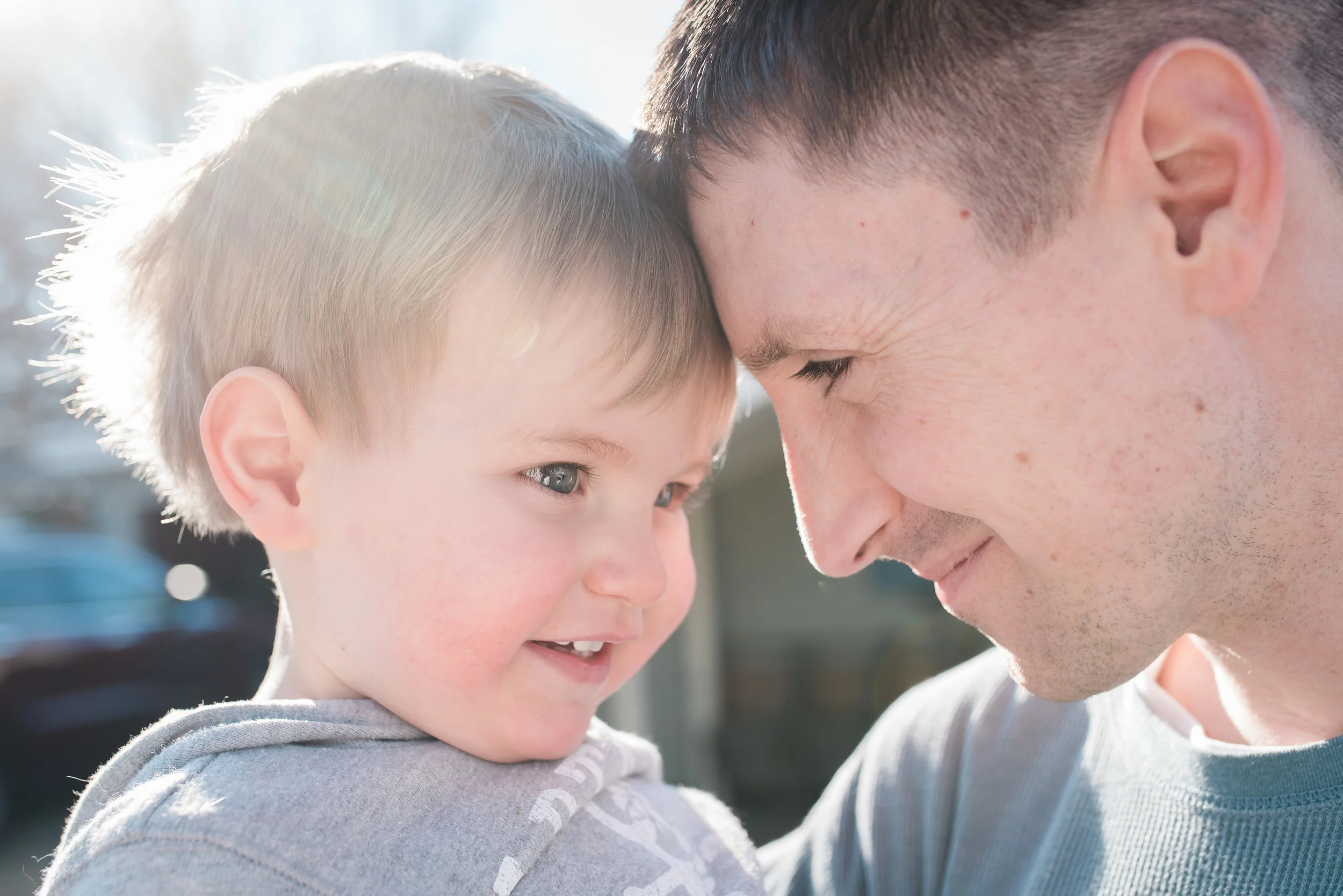 This #fathersonduo is about to be outnumbered. Also, check out this kid's bedhead! #reallife