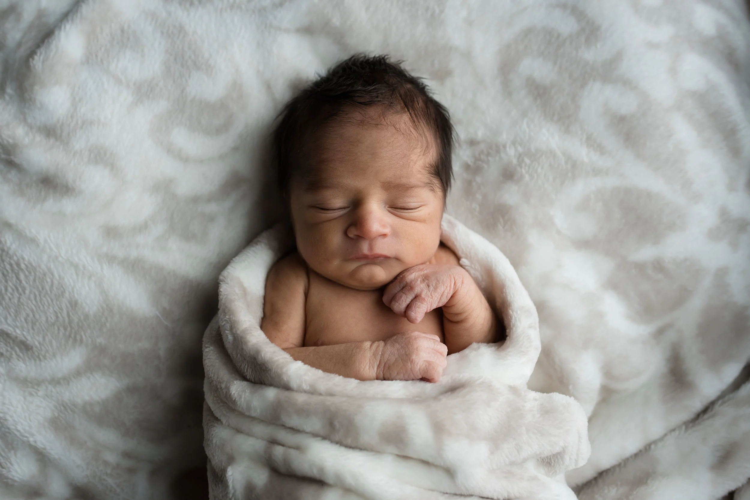 I love being a newborn photographer! Check this little cutie out. :) 