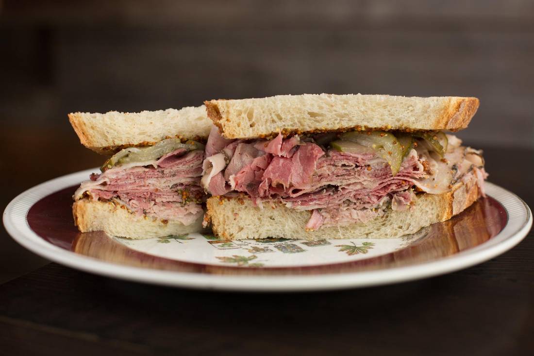   The Beaumont Smoked Meat Sandwich.&nbsp;   AMBER BRACKEN/FOR THE GLOBE AND MAIL 