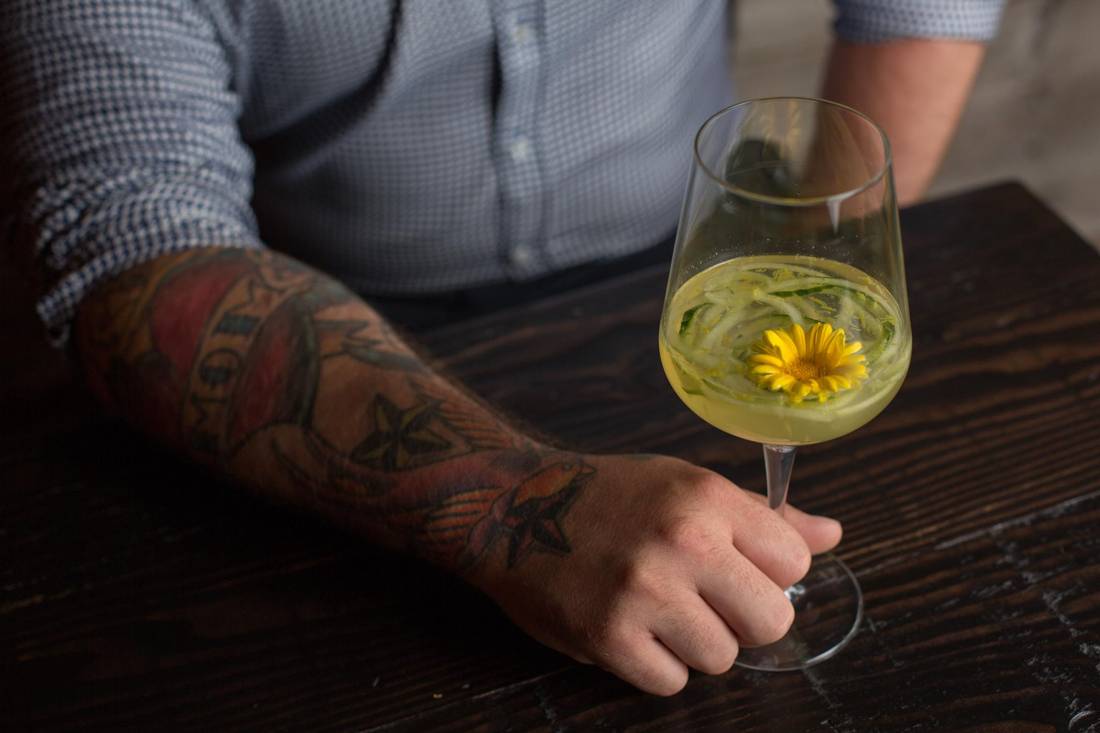   Sangria with an edible flower.&nbsp;   AMBER BRACKEN/FOR THE GLOBE AND MAIL 