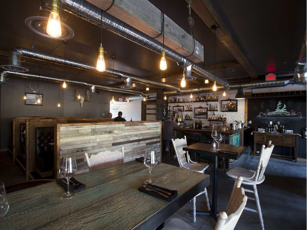An interior view of Chartier, a new restaurant in Beaumont. GREG SOUTHAM / EDMONTON JOURNAL