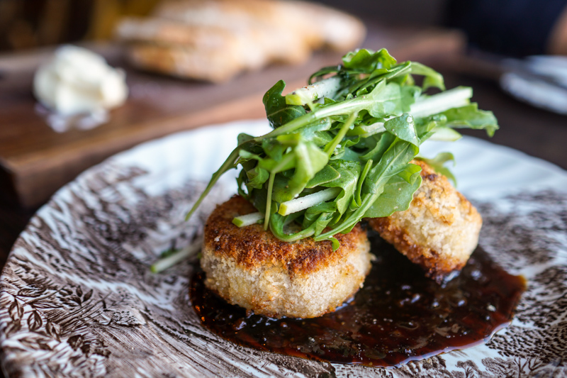 Pork Jowl Cakes. PHOTO BY LET'S OM NOM.