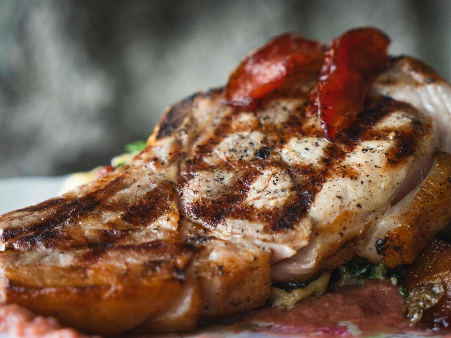 We get it - it's soooo hard to convince yourself to leave the house during the first few snowfalls. 

Maybe our Plum, Porkchop &amp; Pasta could lure you in? 

Sous vide &amp; grilled 10 oz bone-in Berkshire porkchop from @irvings_farm / grilled plum