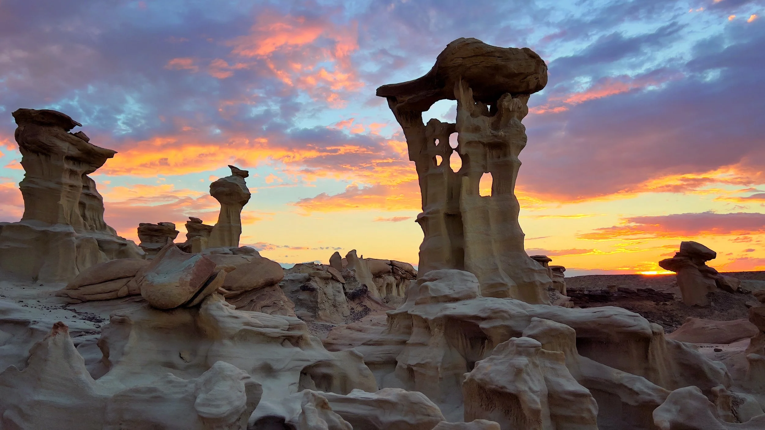 Alien Throne at Sunset, New Mexico