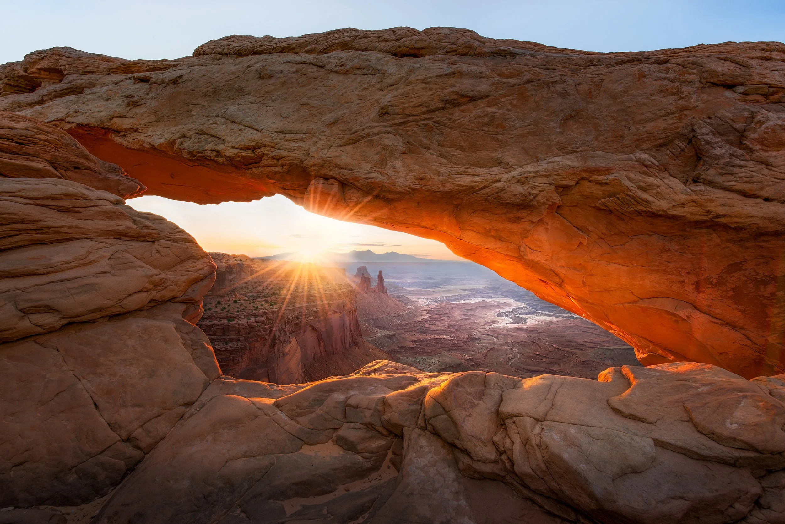 Mesa Arch sunrise at Canyonlands National Park, Utah