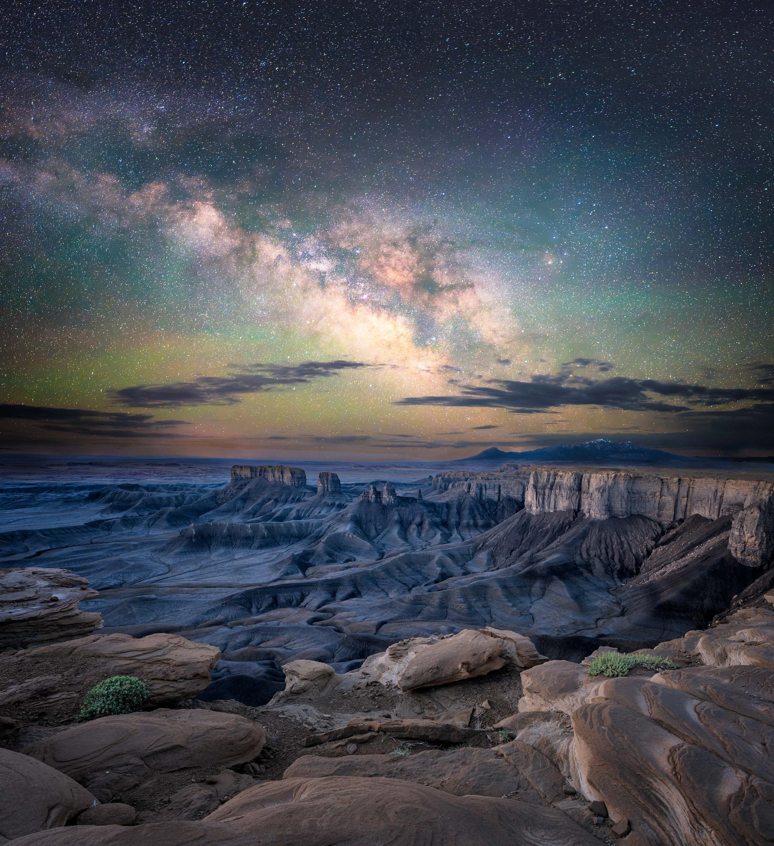 Milky Over Utah Badands, Utah