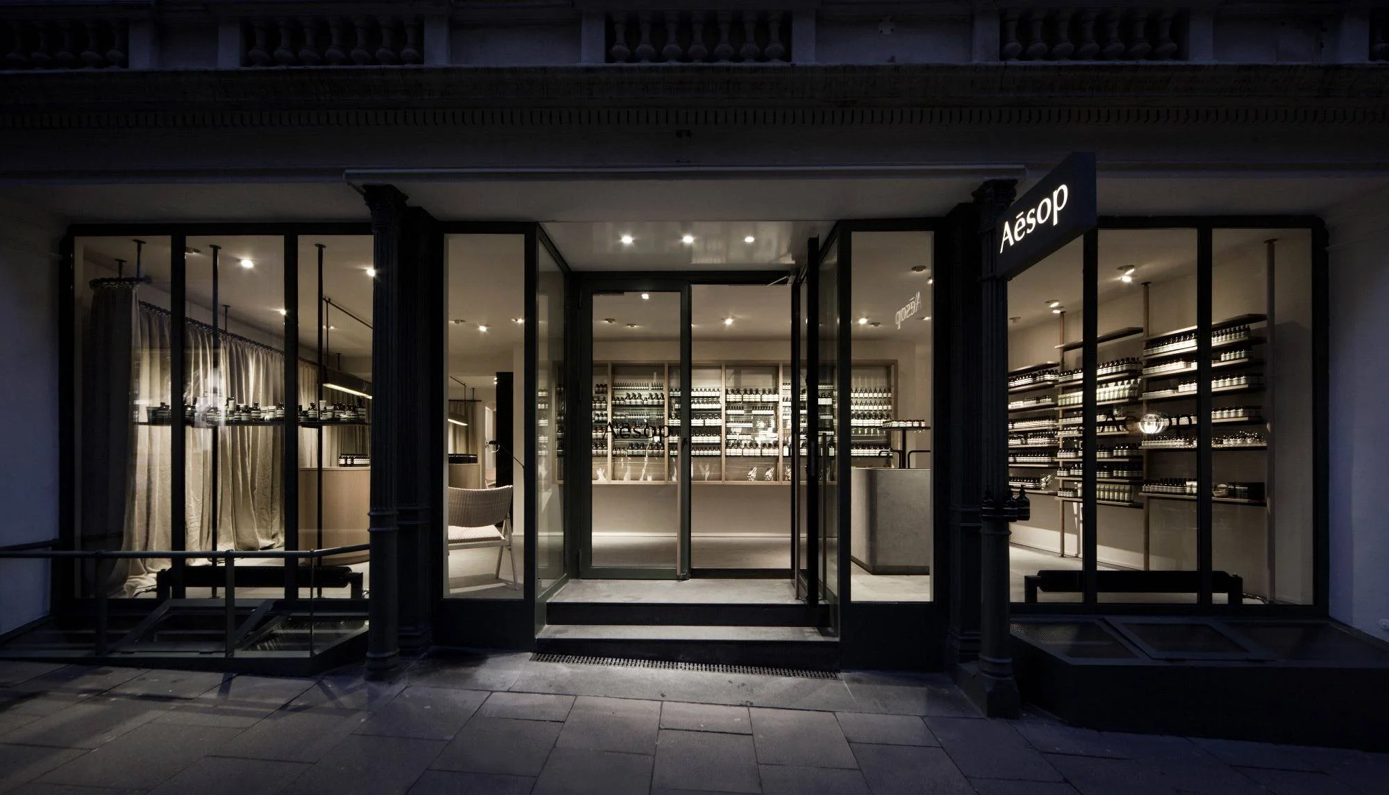 PSLab Illuminates Aesop Hamburg Store in ABC Viertel