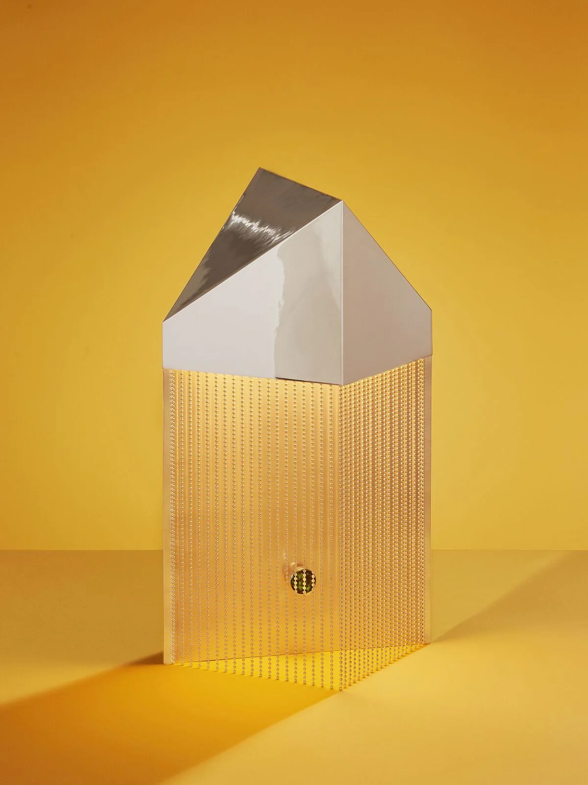 PELLE Design Studio - The Silver Veil Table Lamp