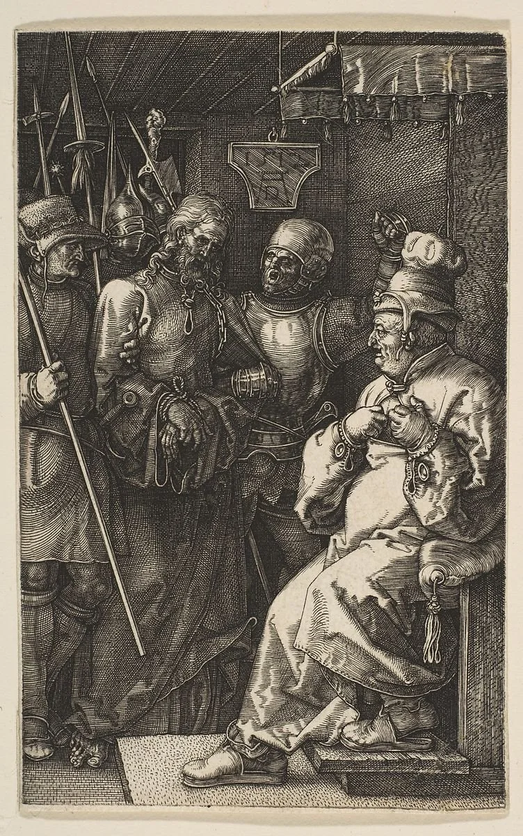 Christ before Caiaphas, from The Passion