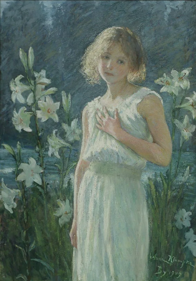 "Among the Lilies" by Anna Elizabeth Klumpke