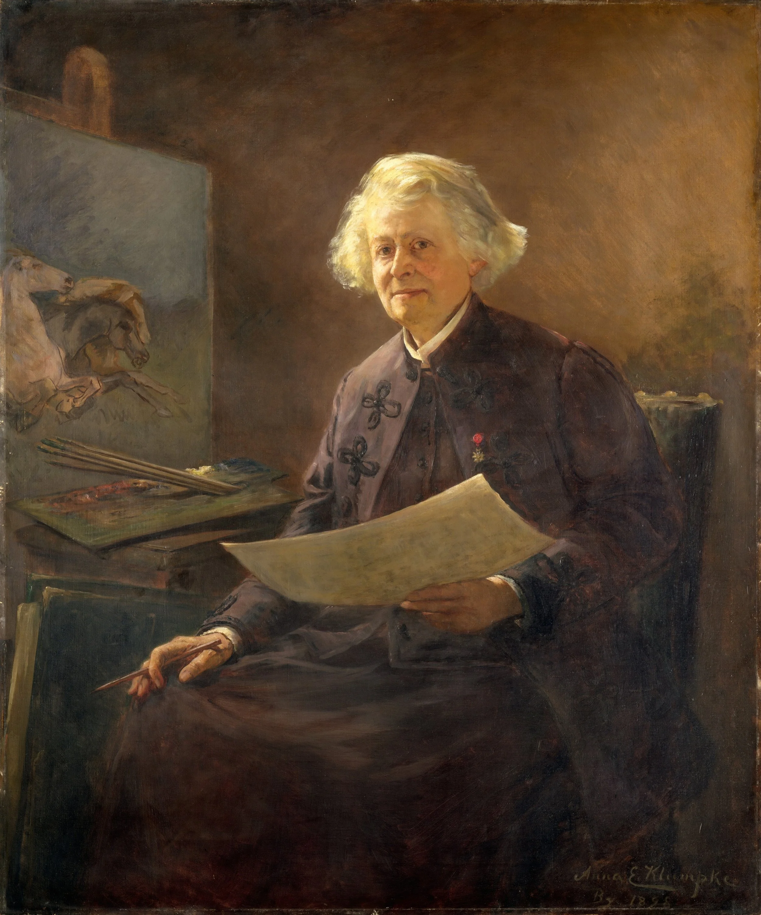 Portrait of Rosa Bonheur by Anna Elizabeth Klumpke