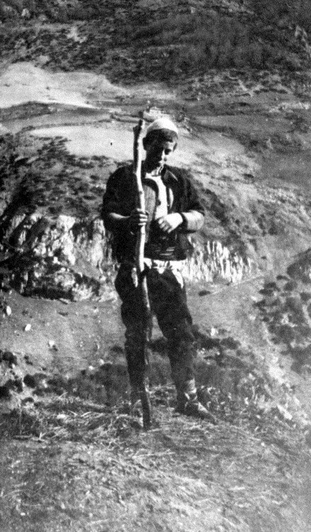 Young Albanian in the upper Reka valley near Dibra