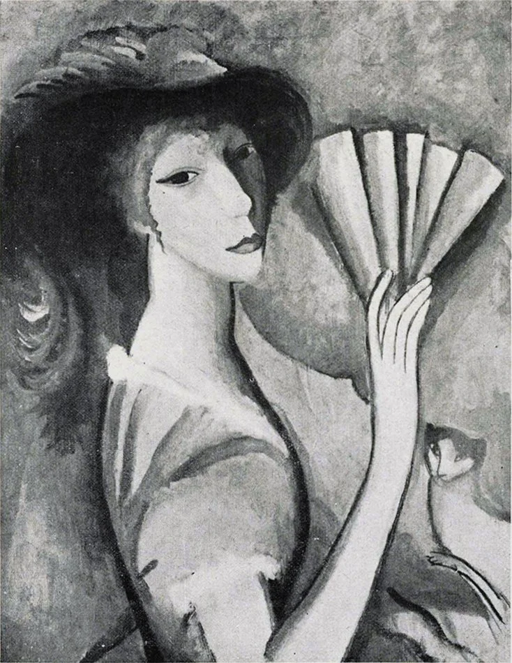 Femme à l'éventail by Marie Laurencin