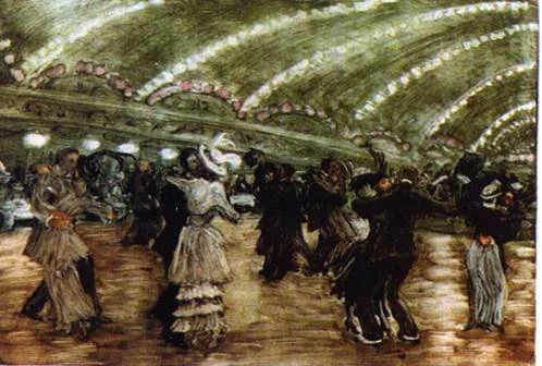 Tango at Luna Park by Elizaveta Kruglikova