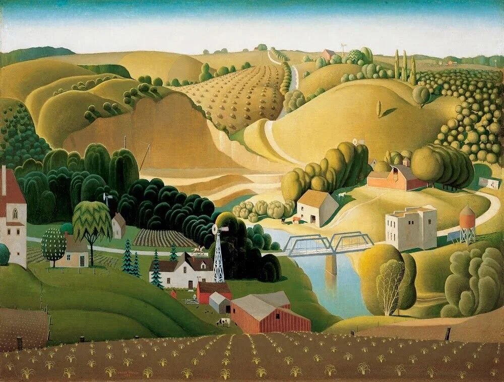 Stone City Iowa by Grant Wood