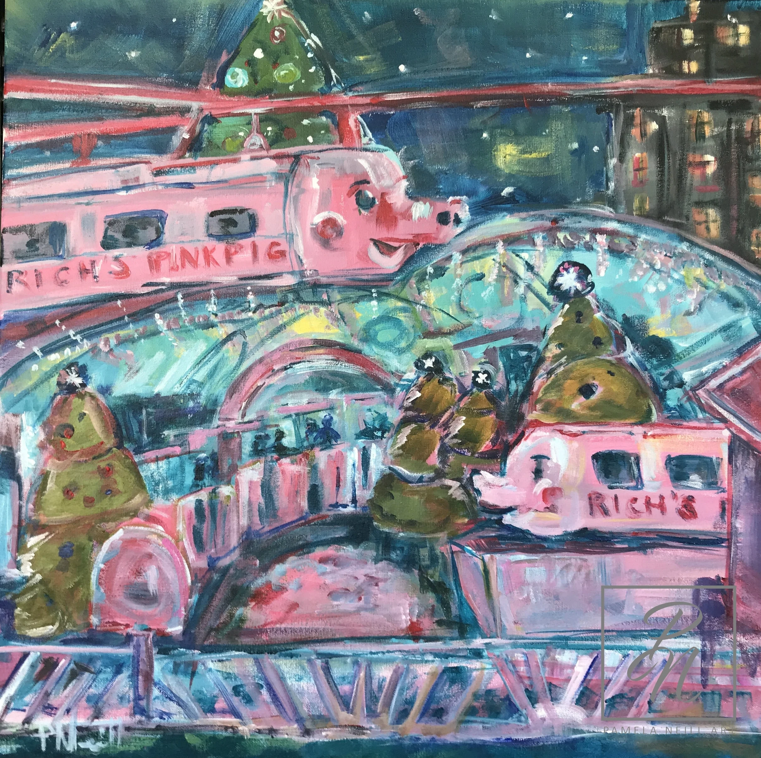 A Christmas Tradition, Ridin' the Pig.jpg