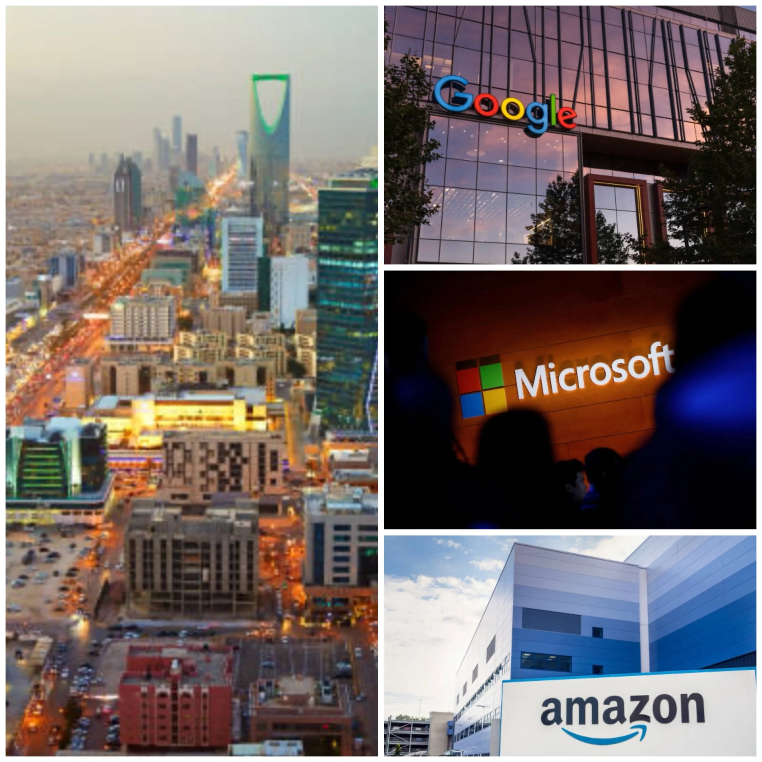 Scope of work offered to Microsoft, Amazon and Google in Saudi Arabia 