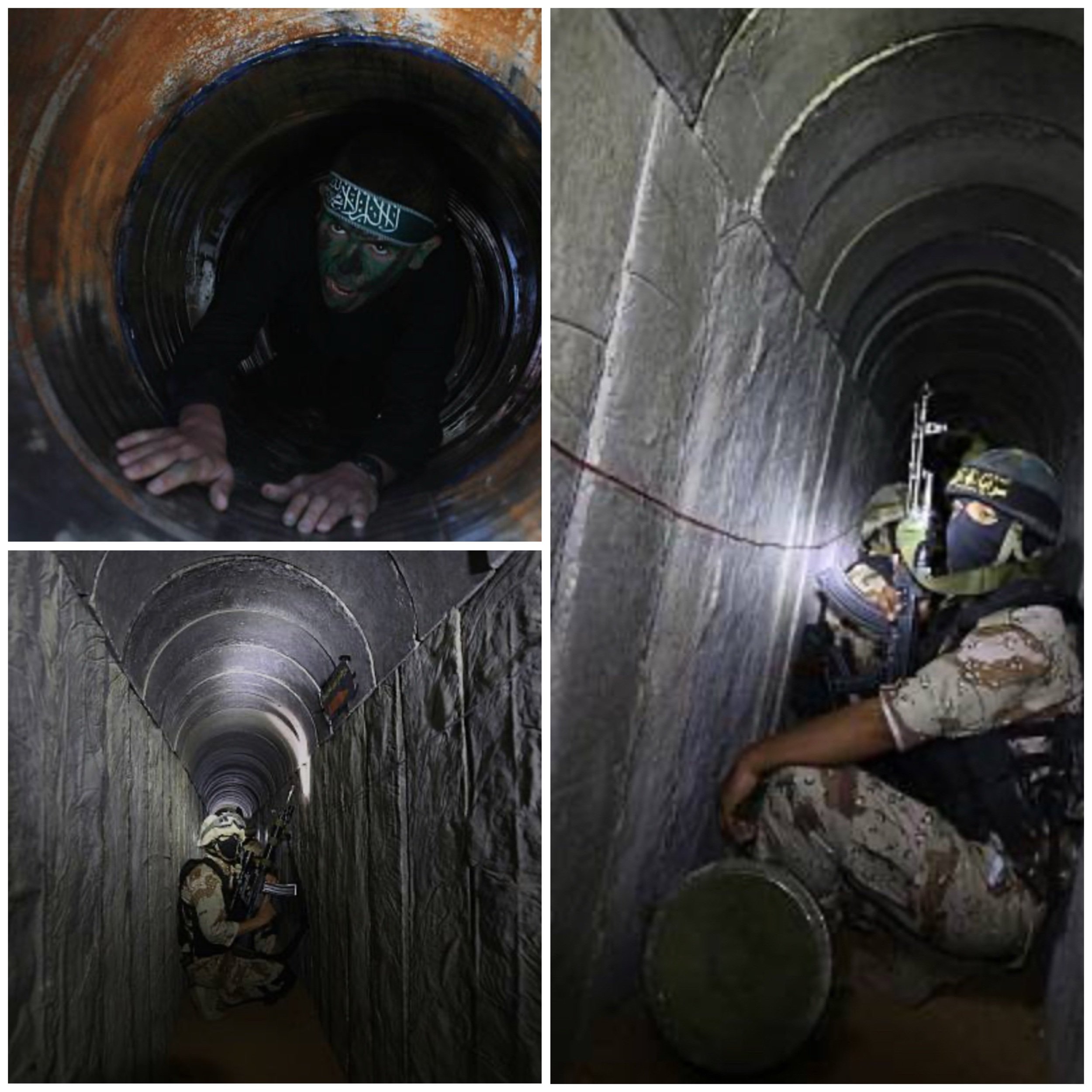 What role did Hamas's underground maneuvering play in their guerrilla warfare