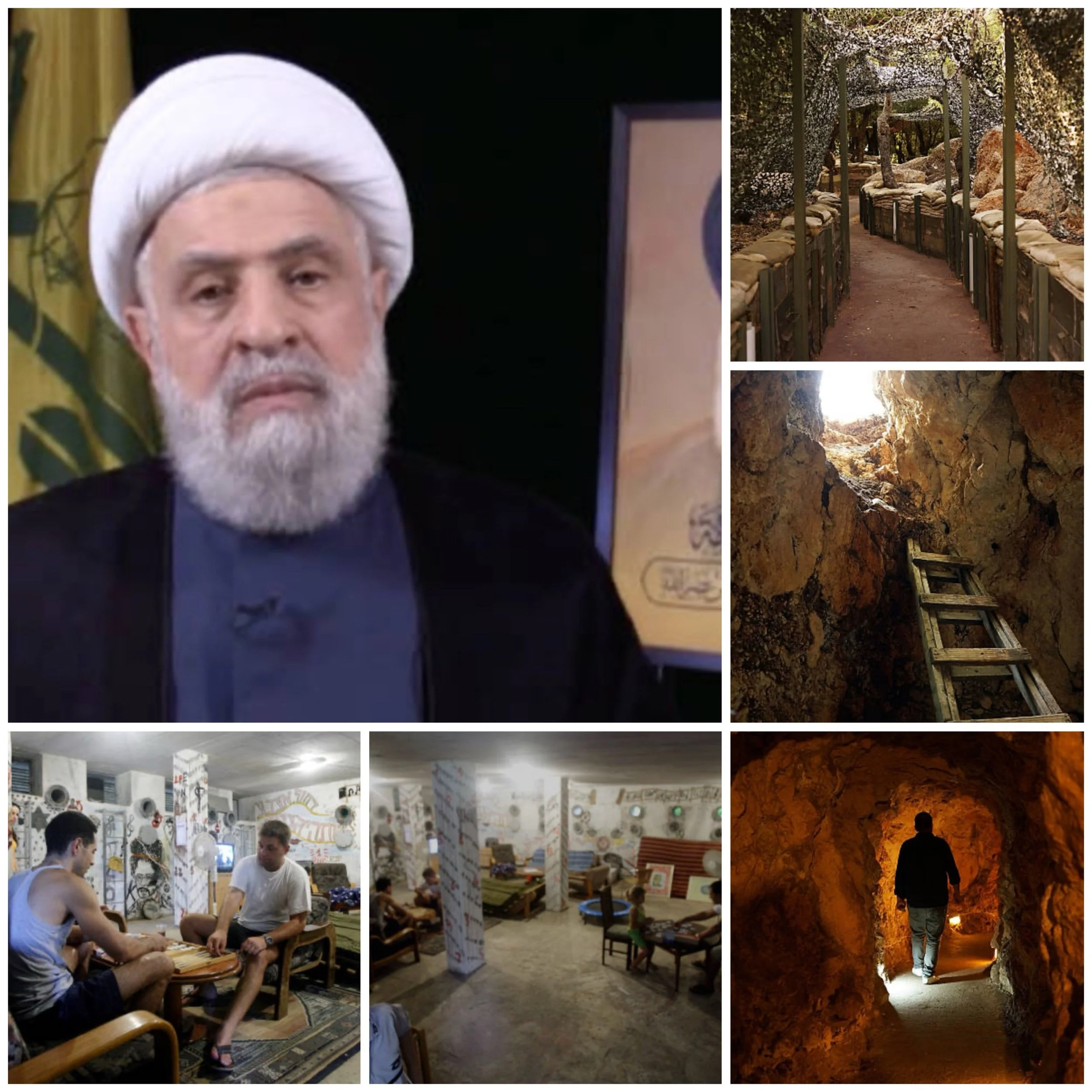 Hezbollah underground tunnel network in Lebanon