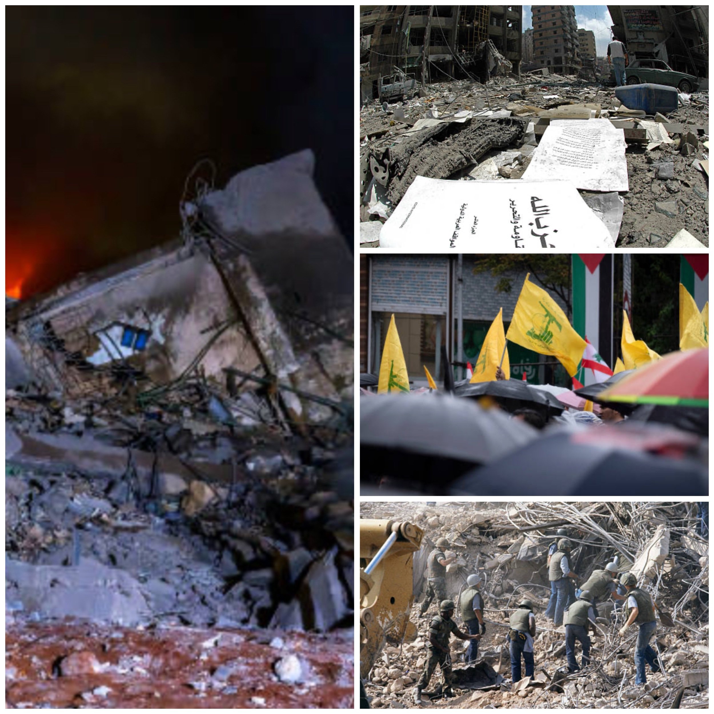 What was the impact of the Israeli Air Force bombing Hezbollah's headquarters