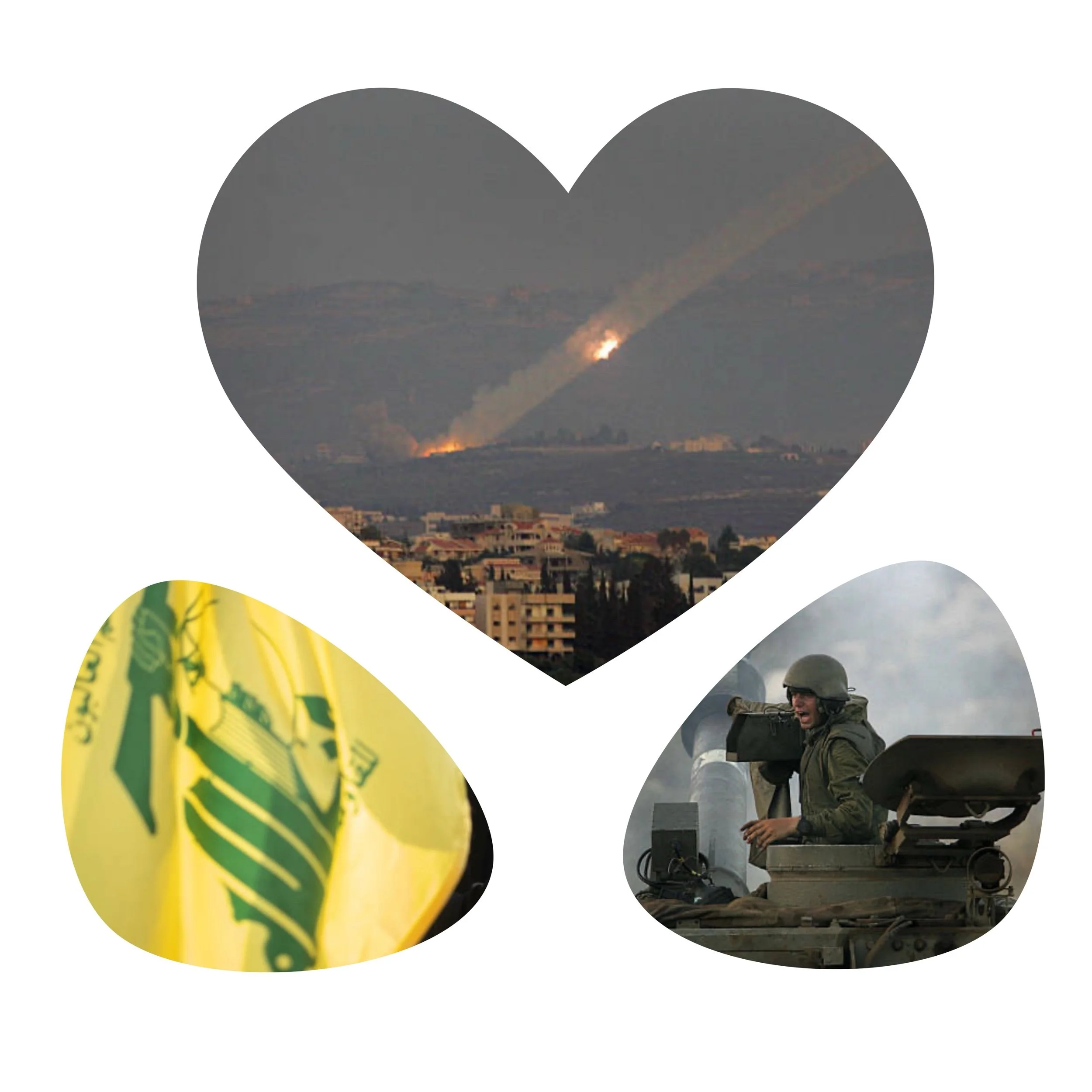 What role did the Israel-Hamas war play in the Hezbollah-Israel conflict