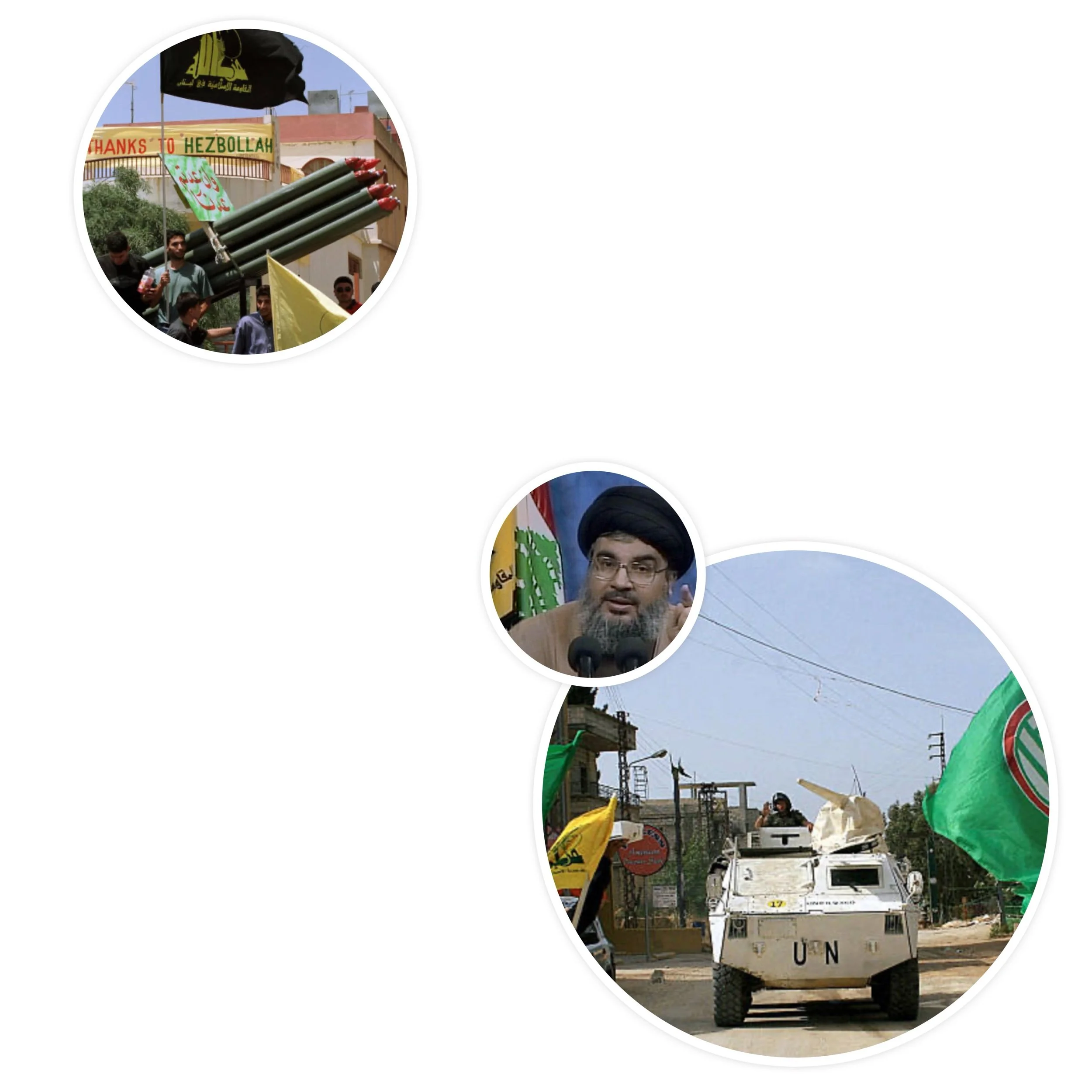 What were the main conflicts between Hezbollah and other Lebanese militias