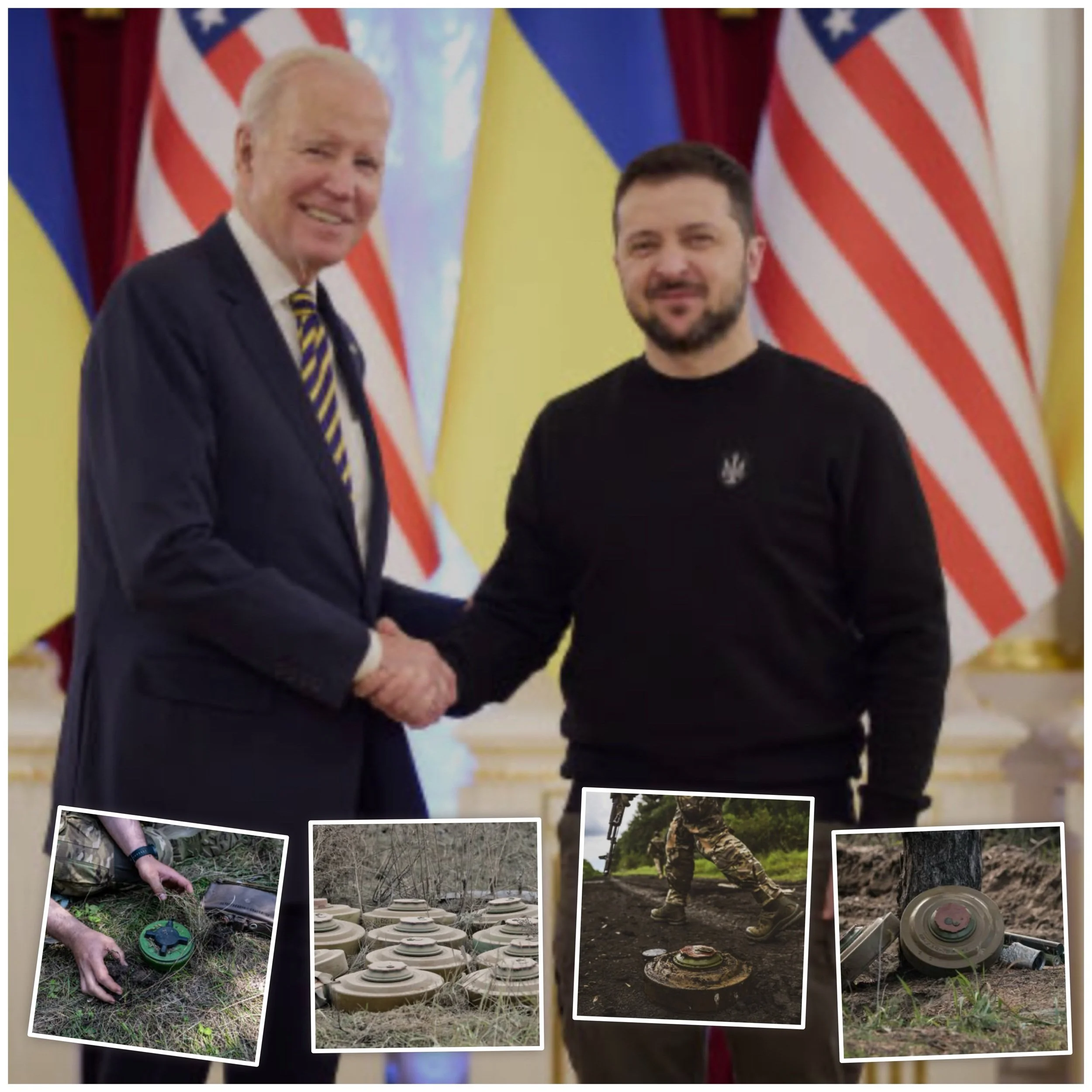 How do non-persistent land mines differ from traditional ones