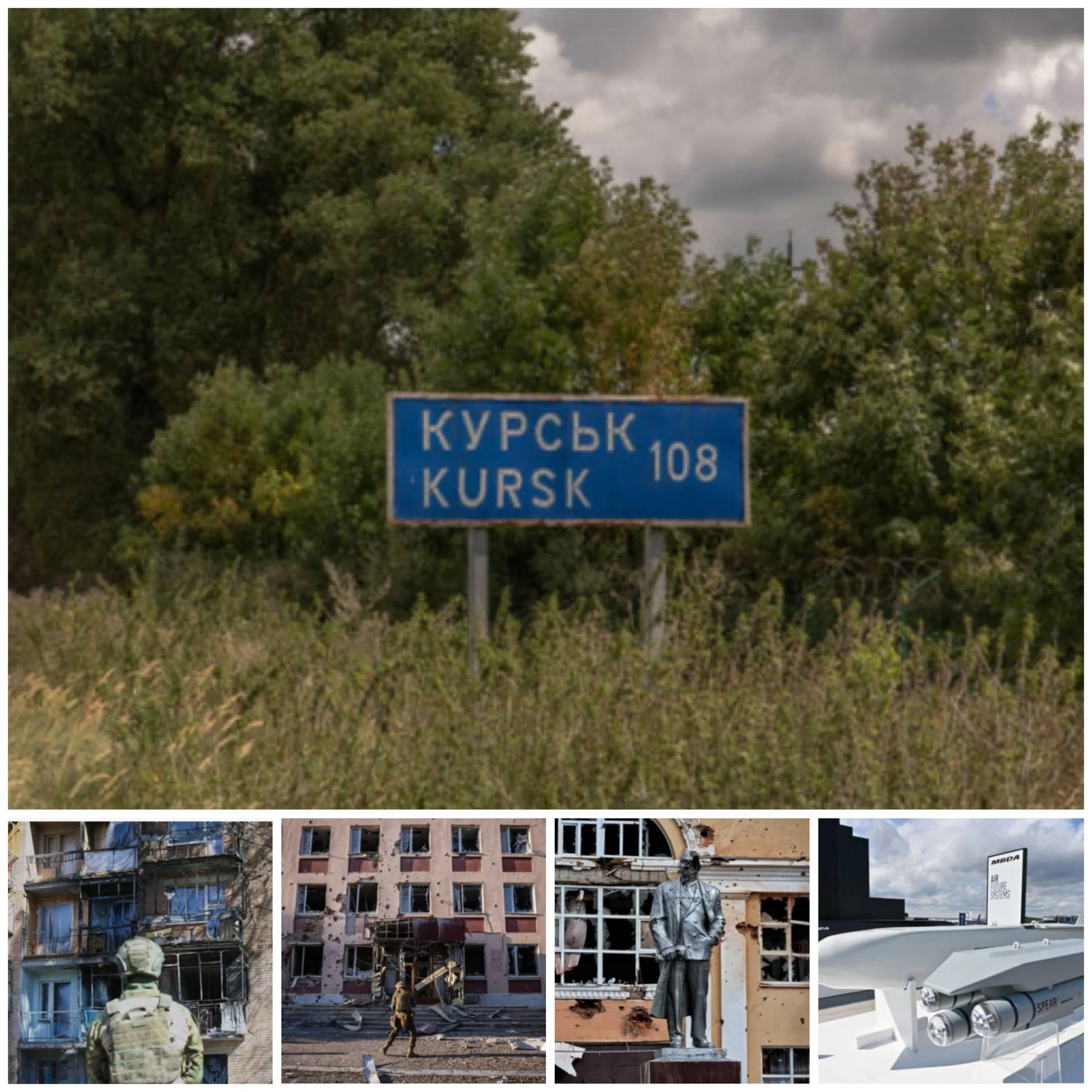 How are local residents in the Kursk region responding to the missile strikes