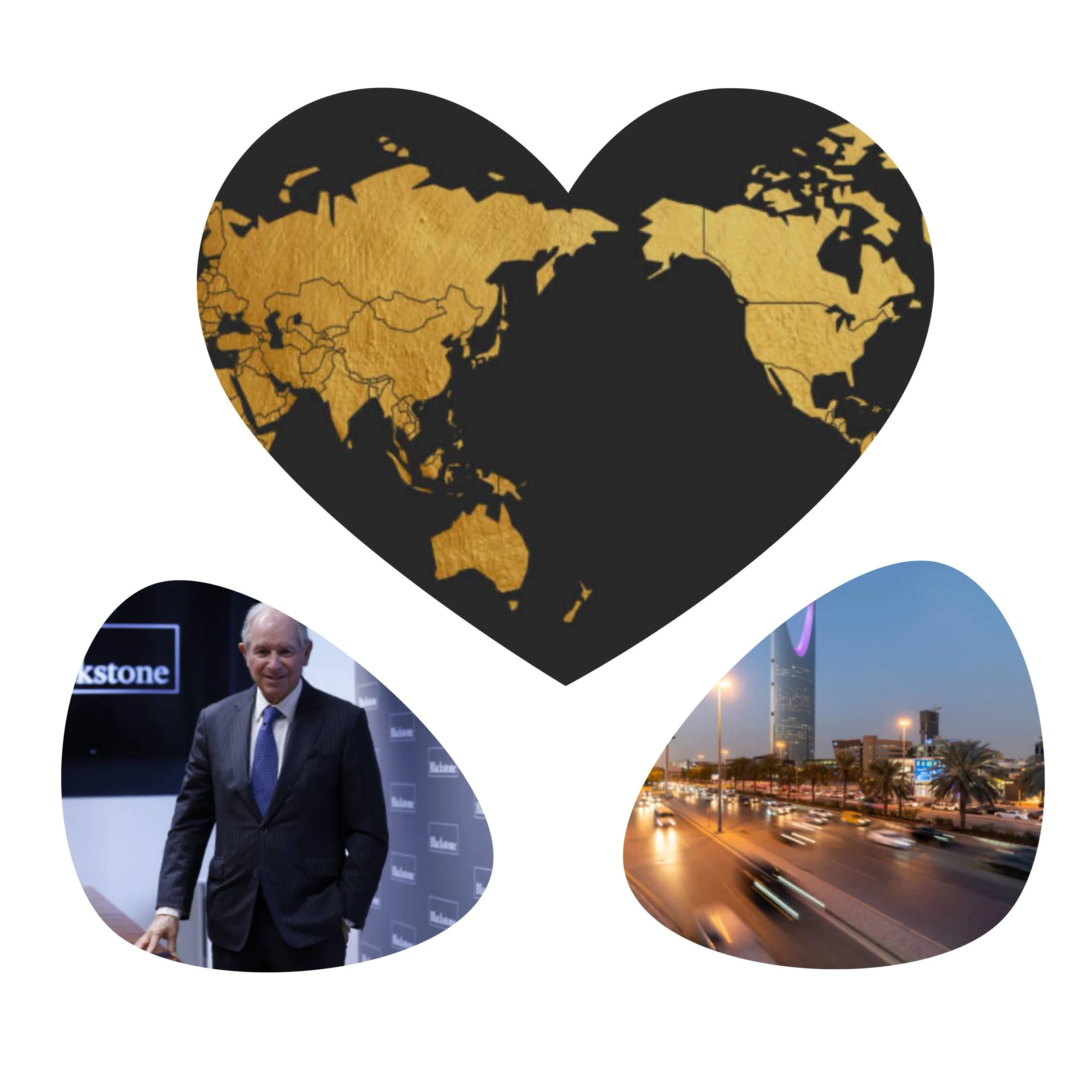 How will investment of black stone in Saudi Arabia impact investment in other global markets