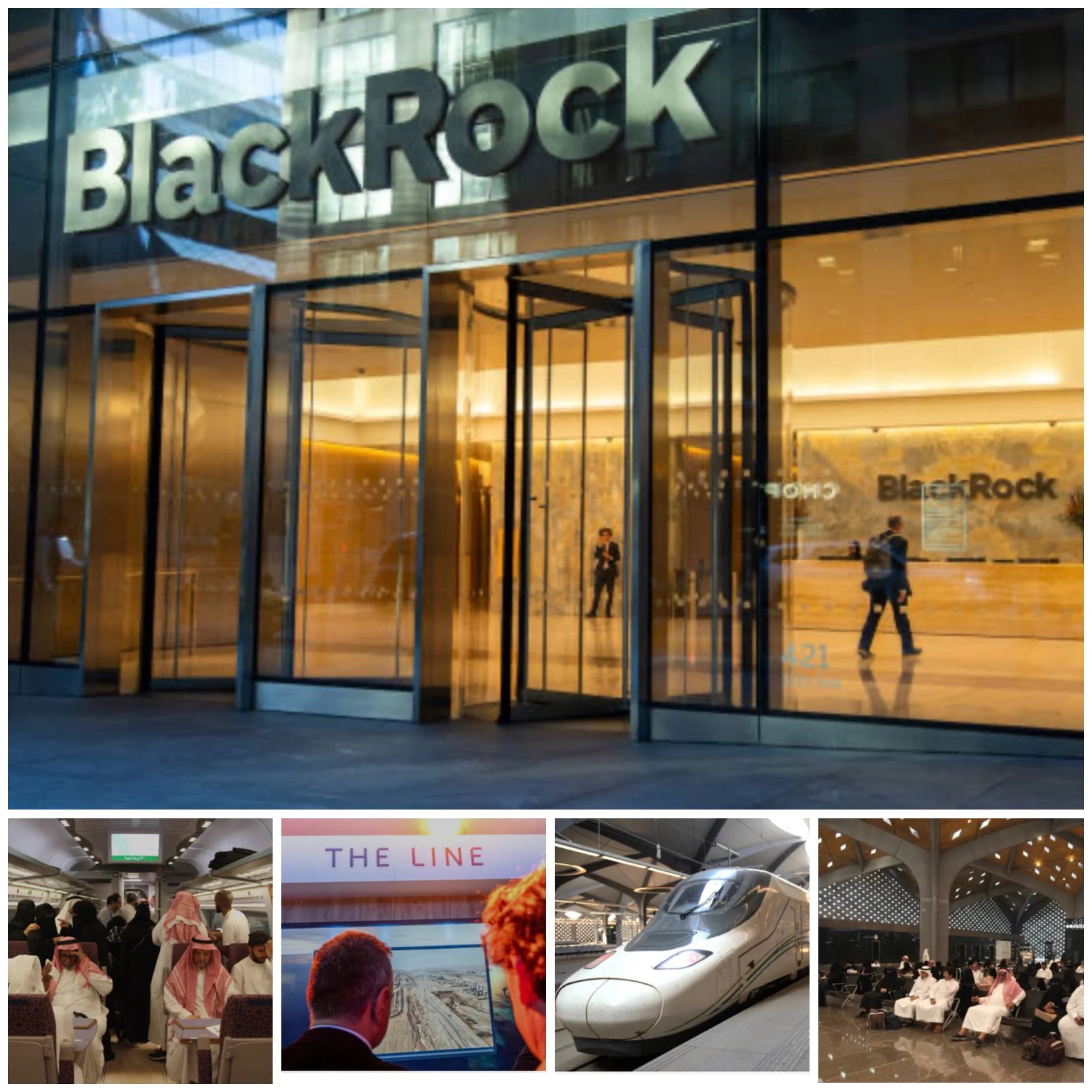 How will BlackRock's infrastructure investments impact Saudi Arabia's transportation sector