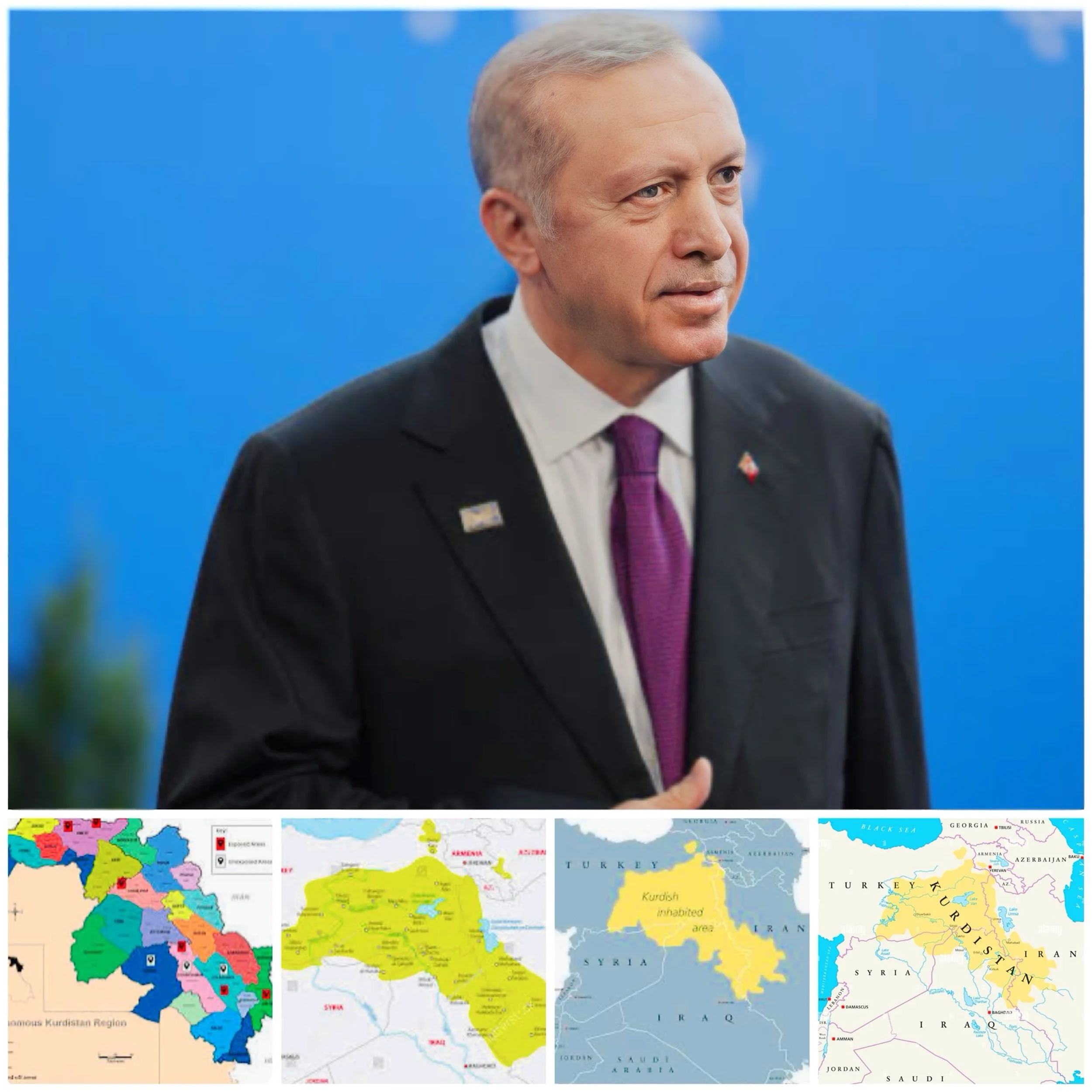 Where are Kurds located? What is their relationship with PKK? 