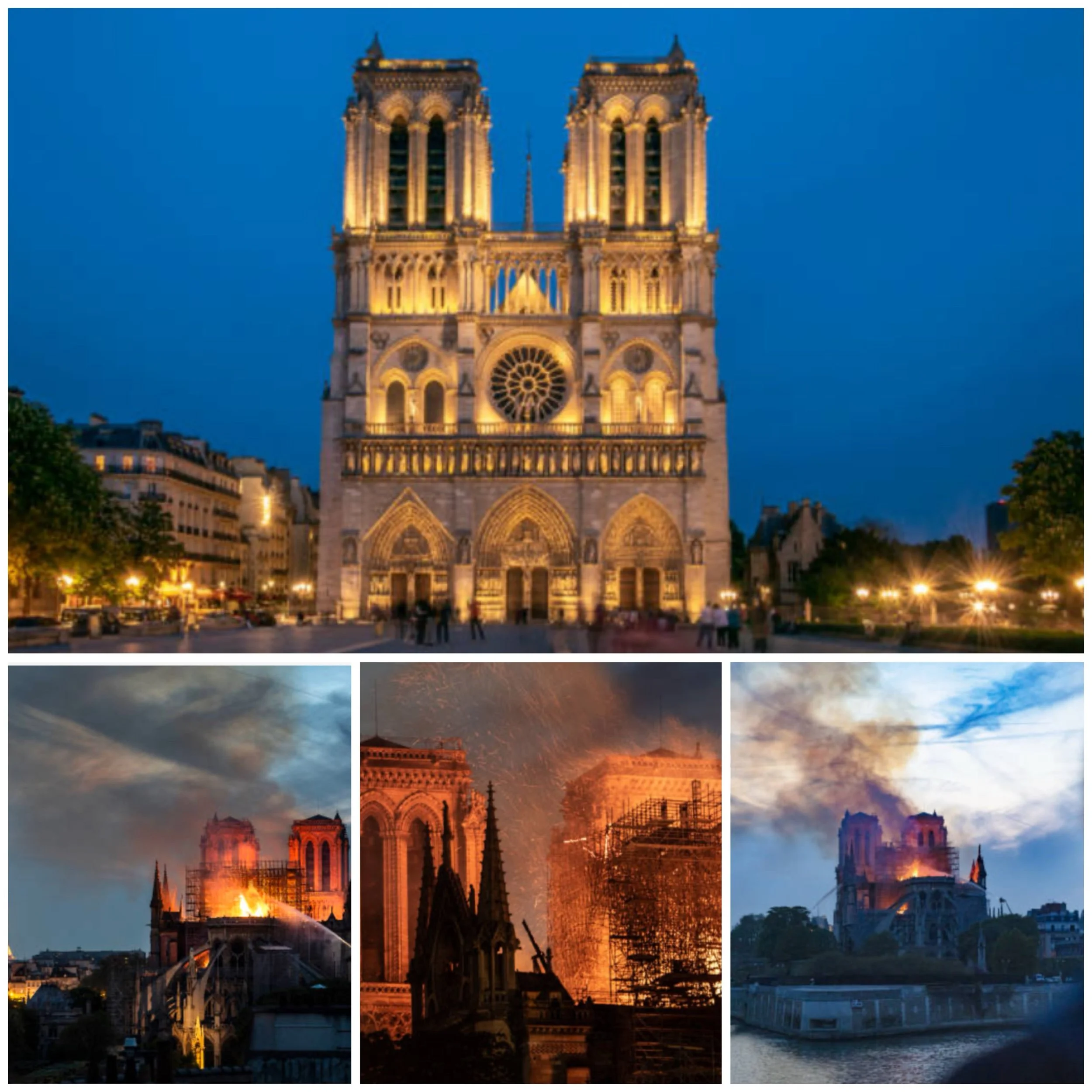 Excitement of inguaration ceremony for Notre Dame cathedral  