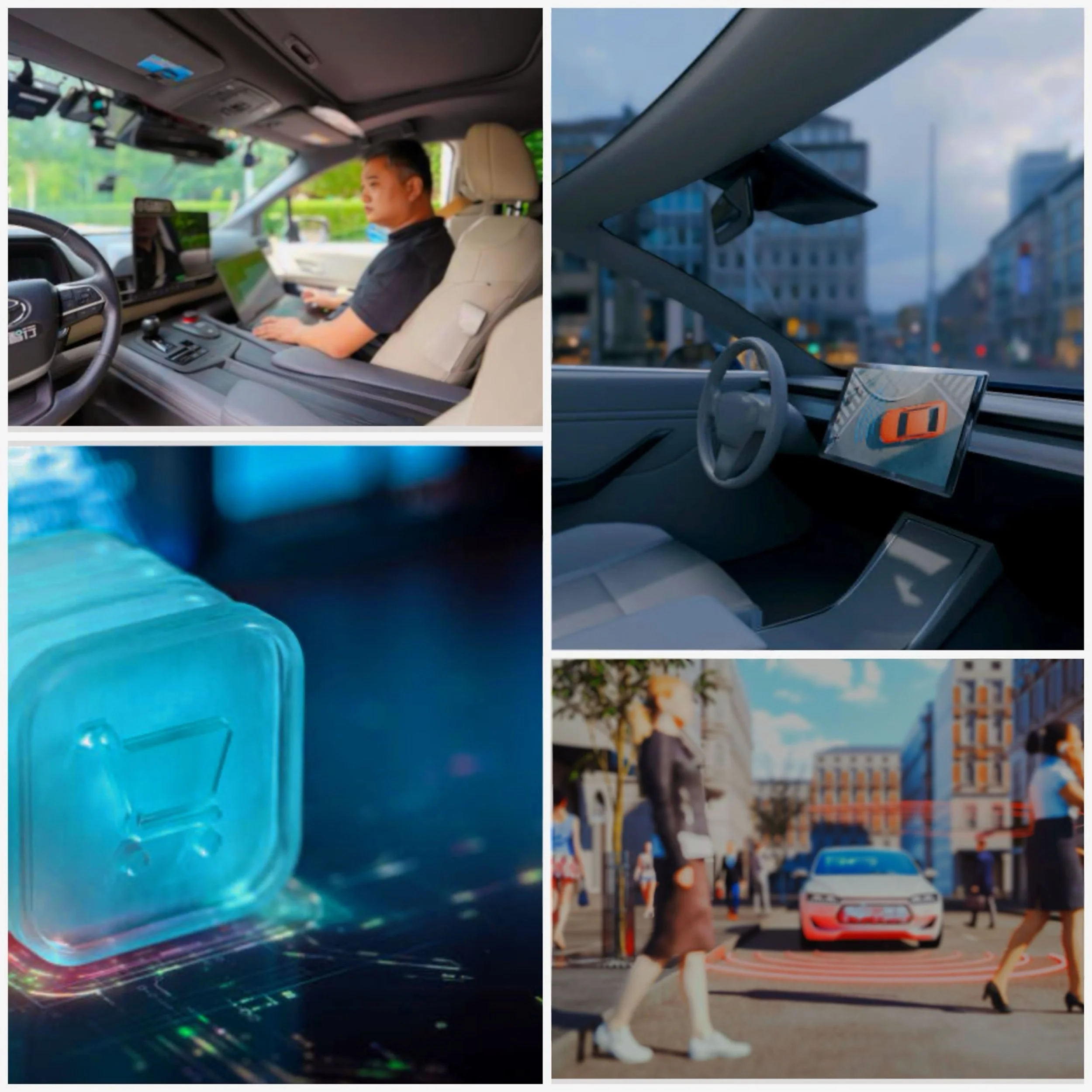 How does AI improve vehicle safety features