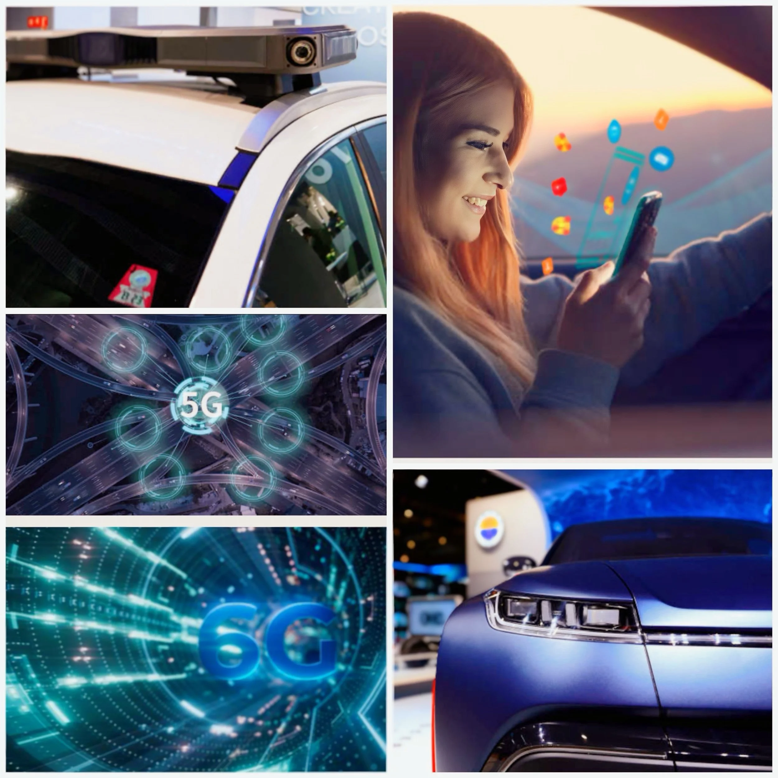 How does AI integrate with 5G connectivity in autonomous vehicles