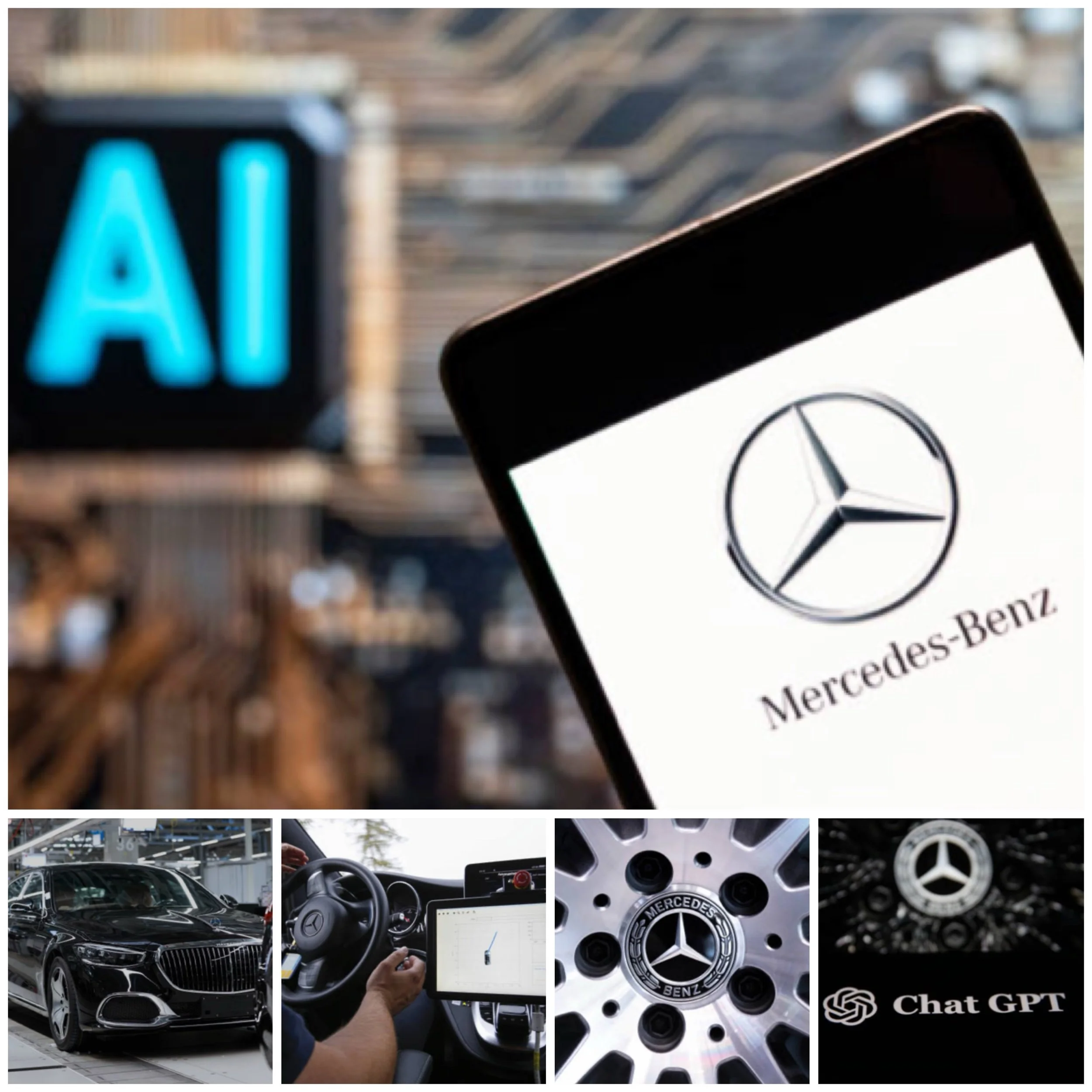 How is Mercedes-Benz using AI in its new car sales