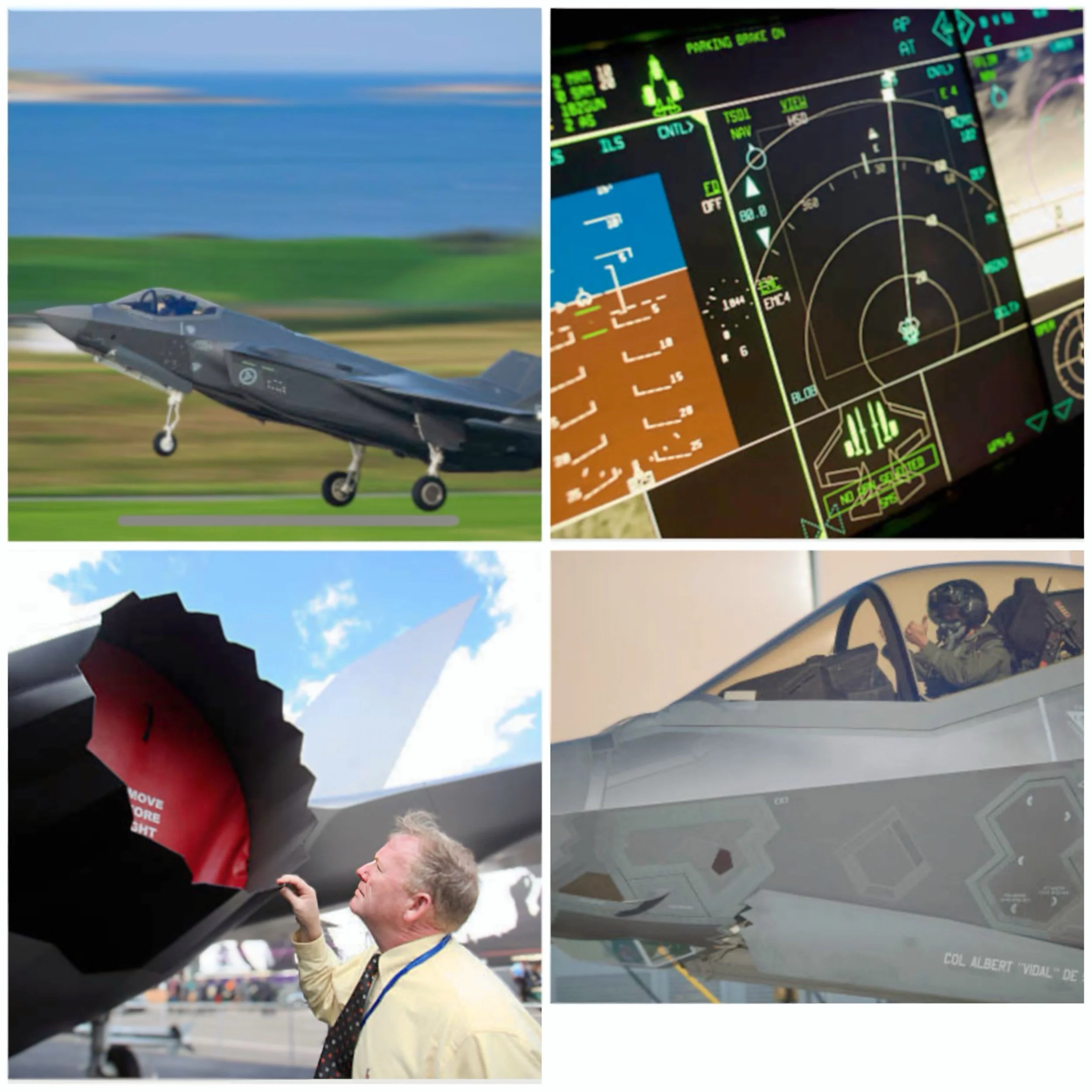 What AI features does F-35 Lightning II US fighter aircraft uses? 