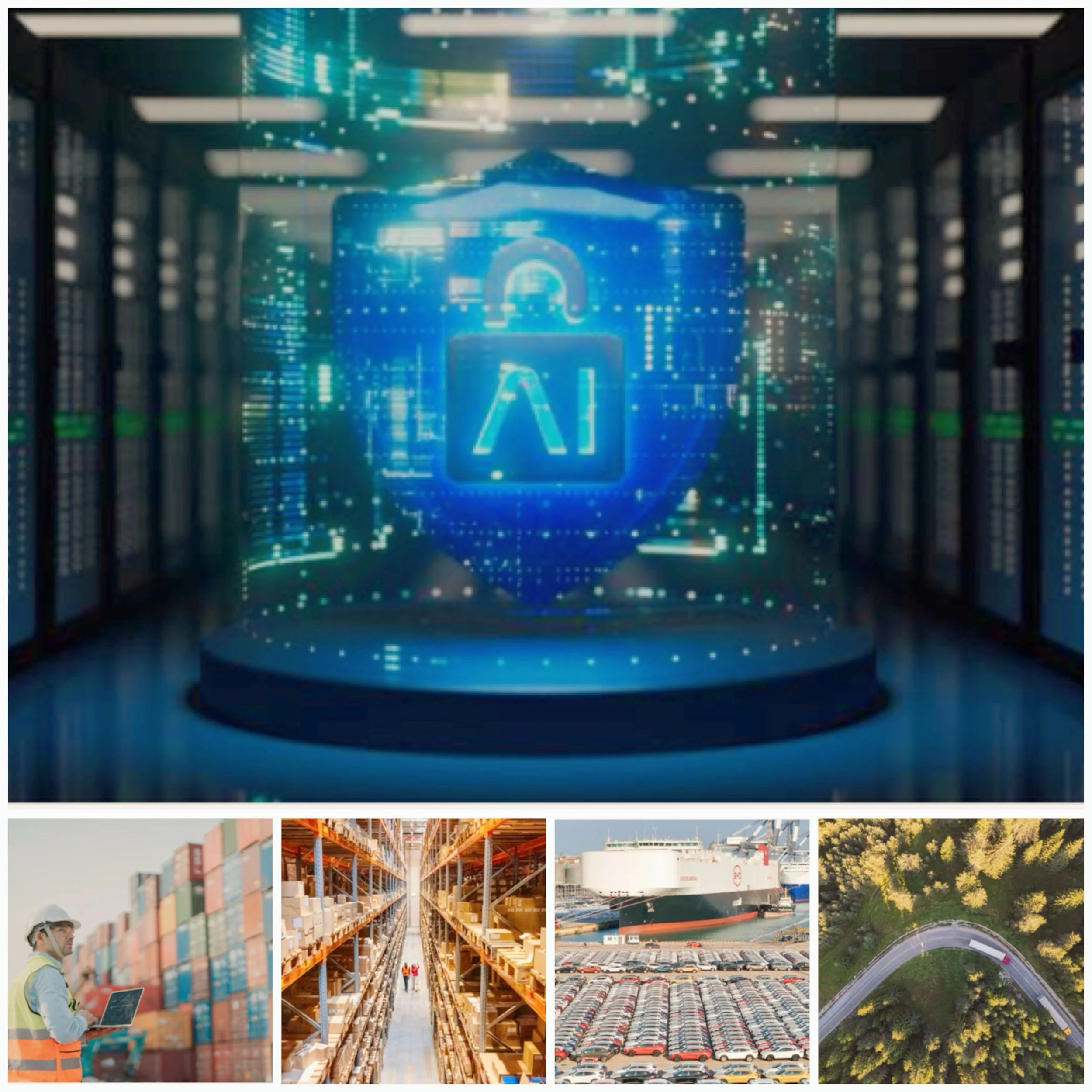 How does AI predict demand to minimize waste in supply chains