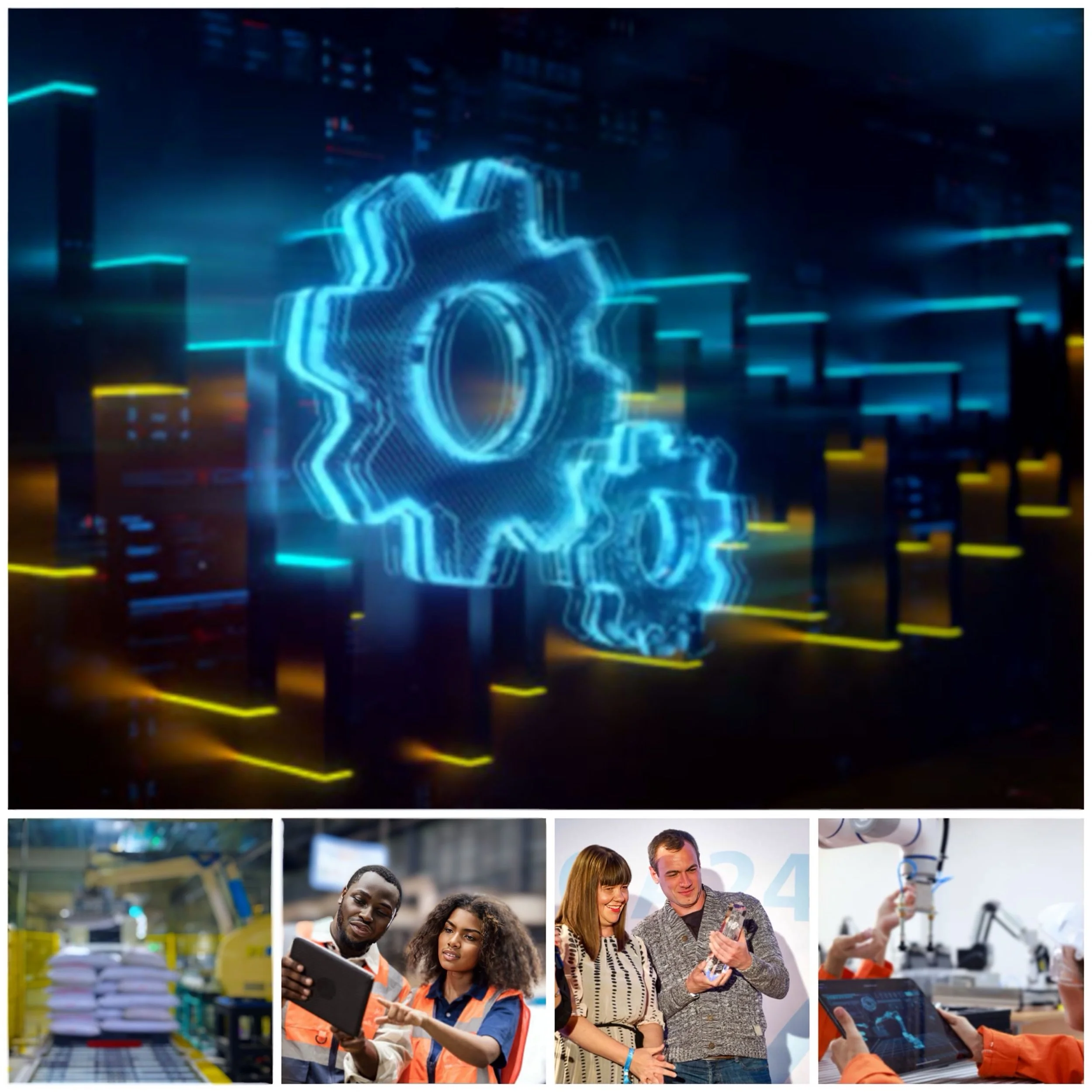 How does AI help in manufacturing quality control  and downtime?