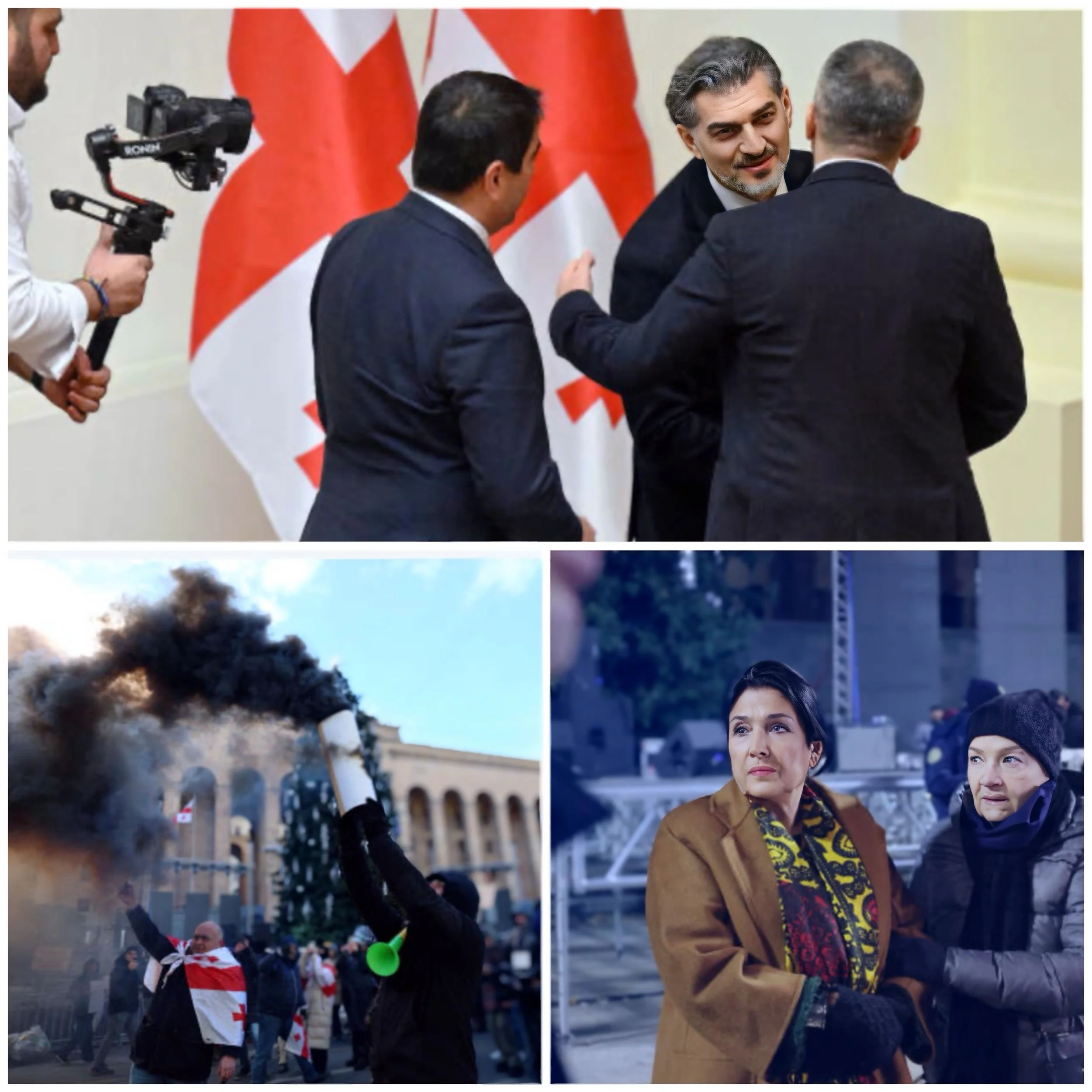 What are the implications of President Zourabichvili's stance on the election results