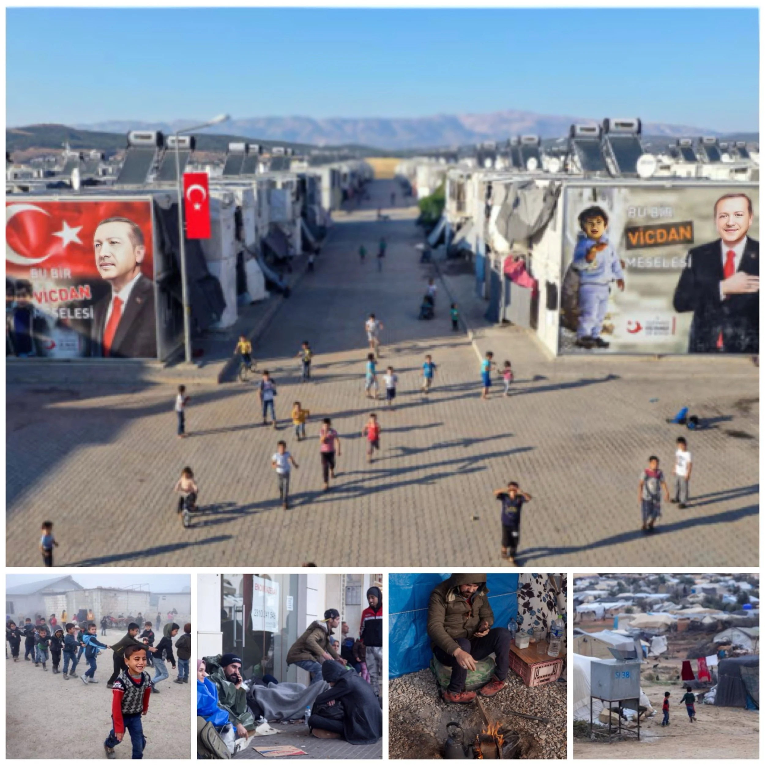 What are living conditions of3.1 million Syrian refugees living in Turkey 