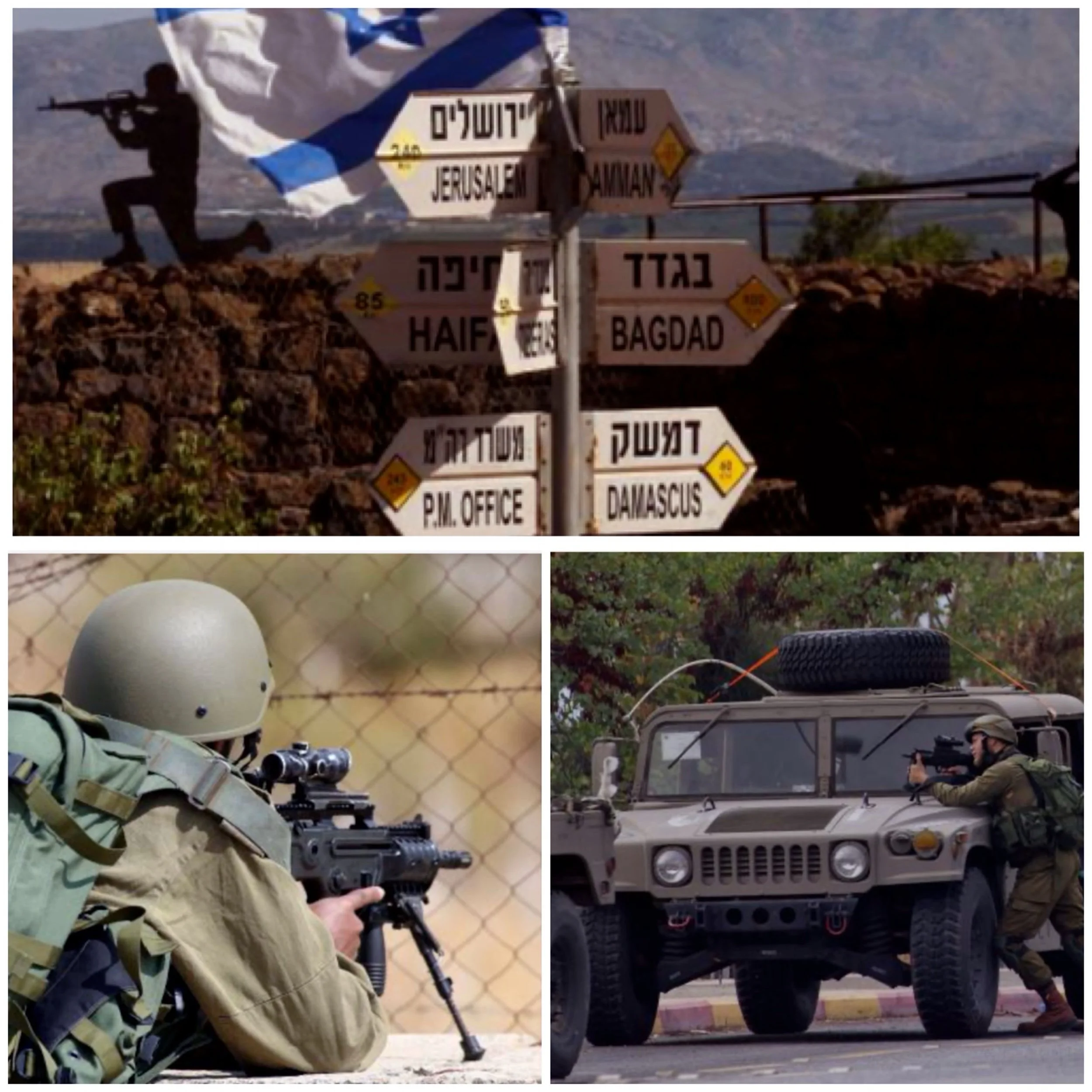 Israel-Syria. May 1974 Key notes of bufferzone  