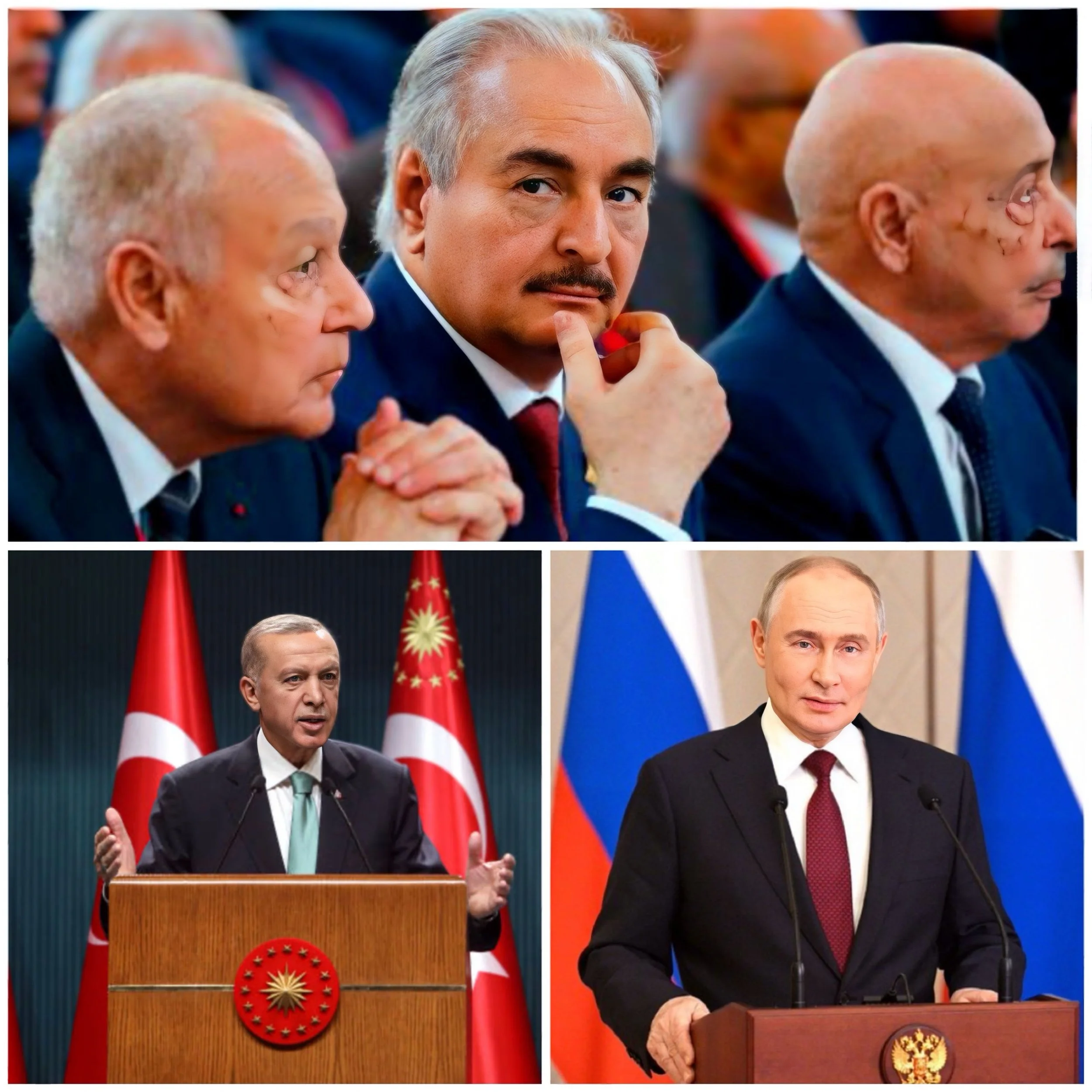 What role does Khalifa Haftar play in Russia's plans for Libya