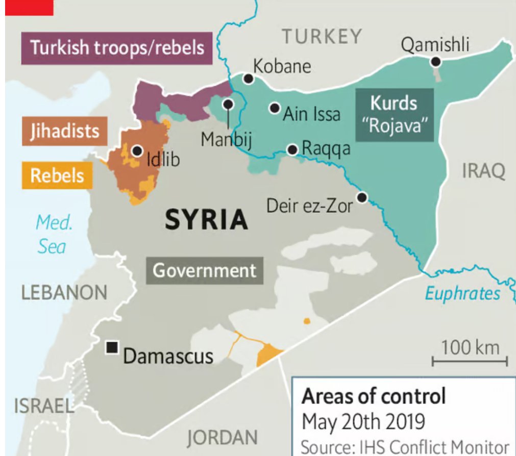 Conflict at Kobani and Qamishli