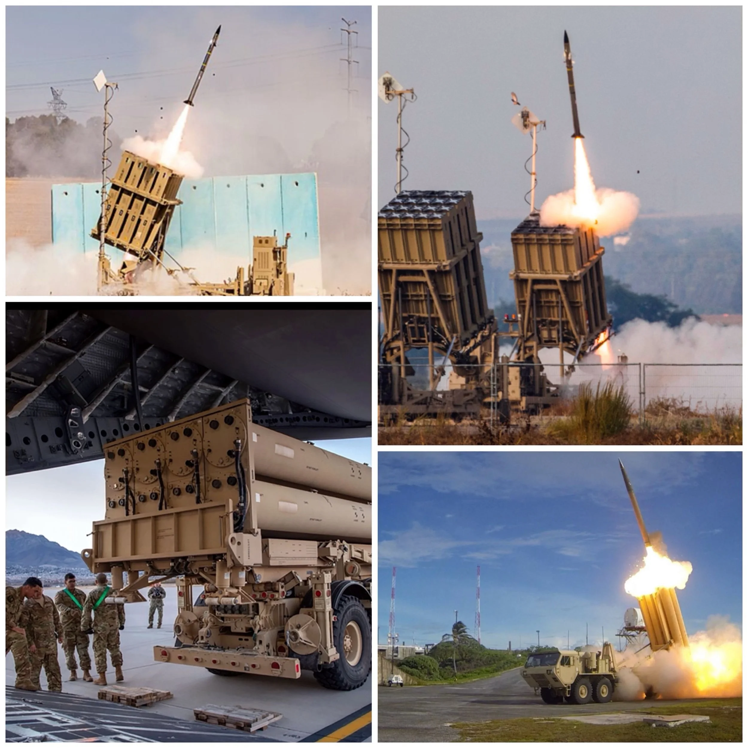 What are key differences between US thaad  and Iron dome missile system 