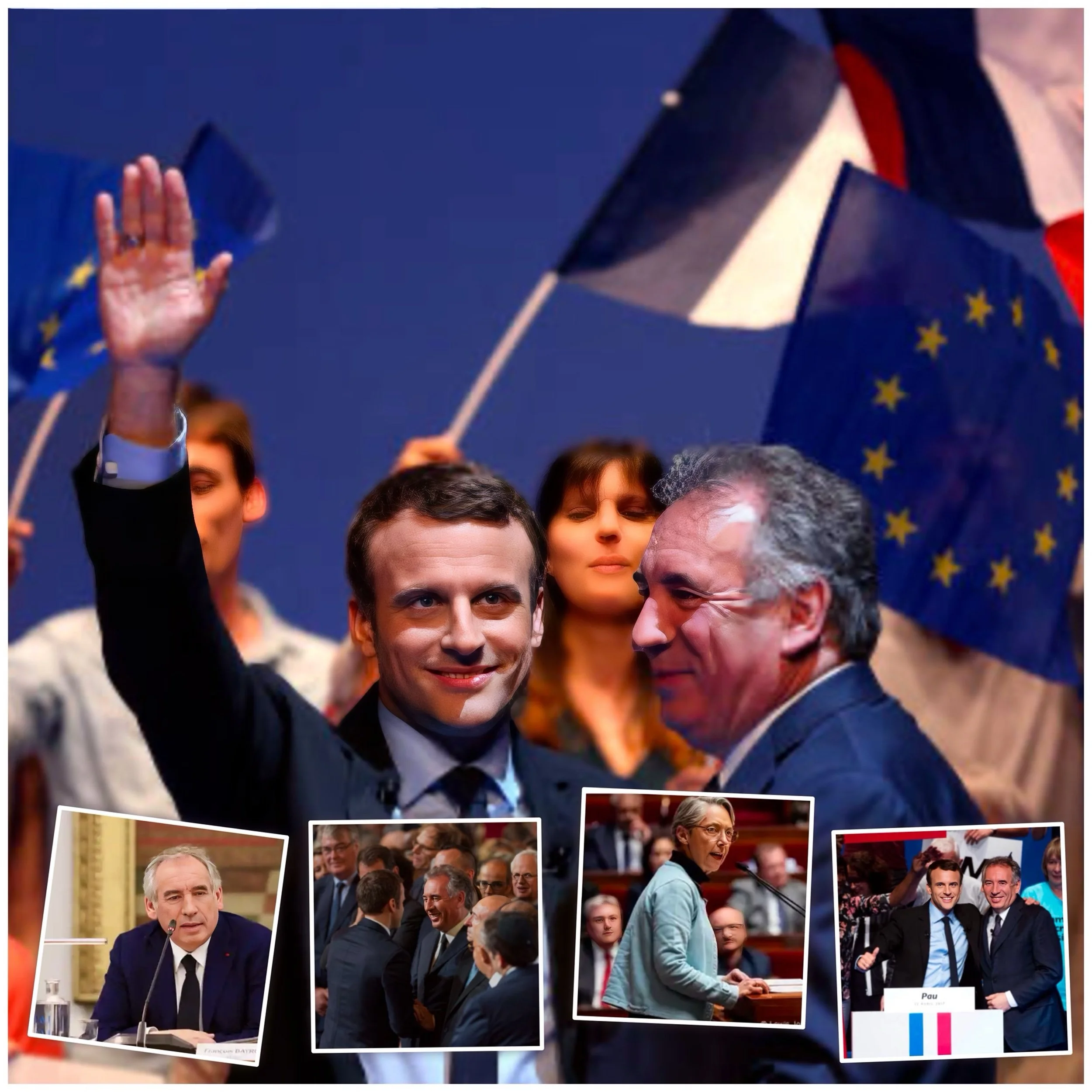 What is Francois Bayrou doing differently than Michel Barnier in France? 