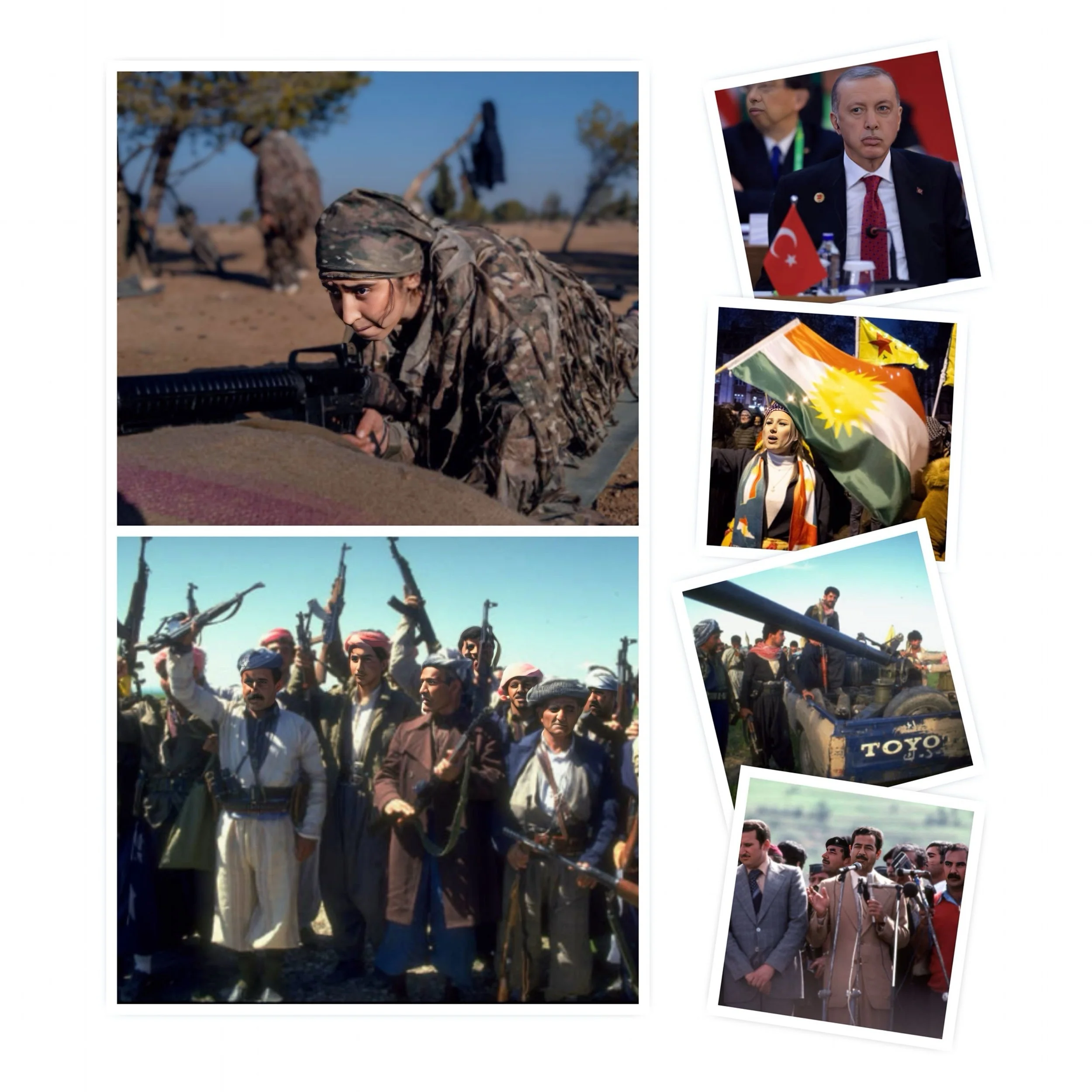 Kurds life under Erdogan and Saddam 